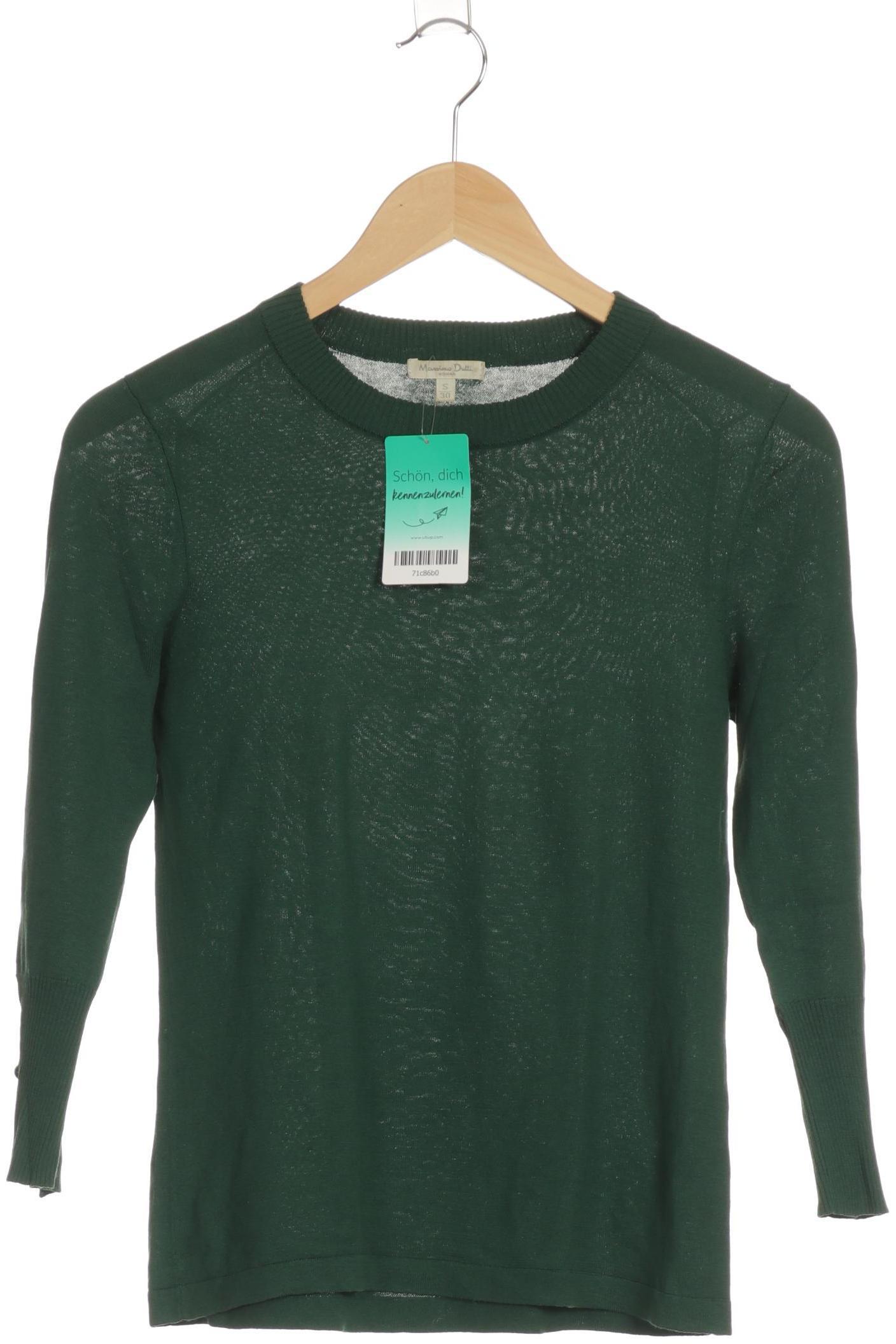 

Massimo Dutti Damen Pullover, grün, Gr.