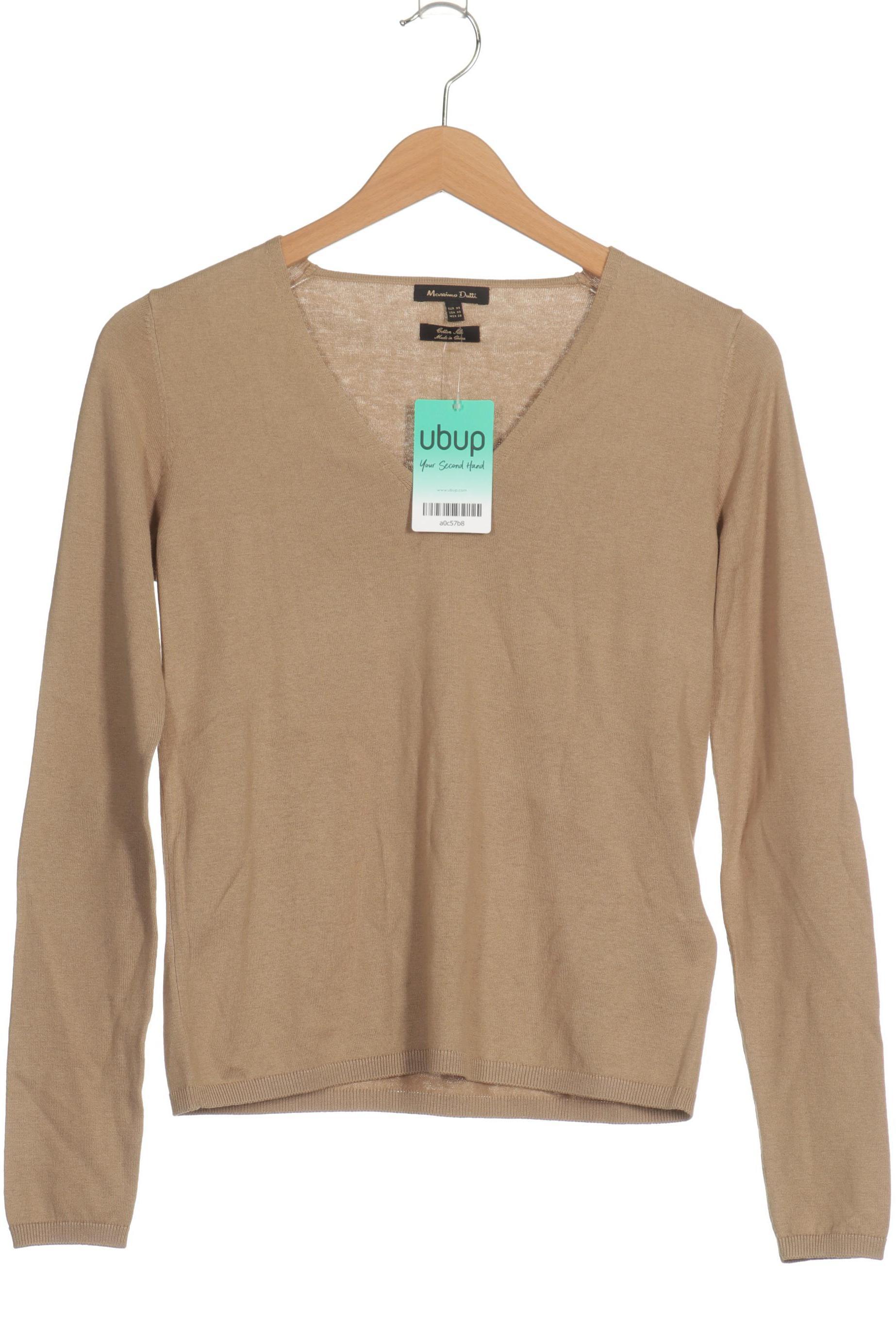 

Massimo Dutti Damen Pullover, beige, Gr.
