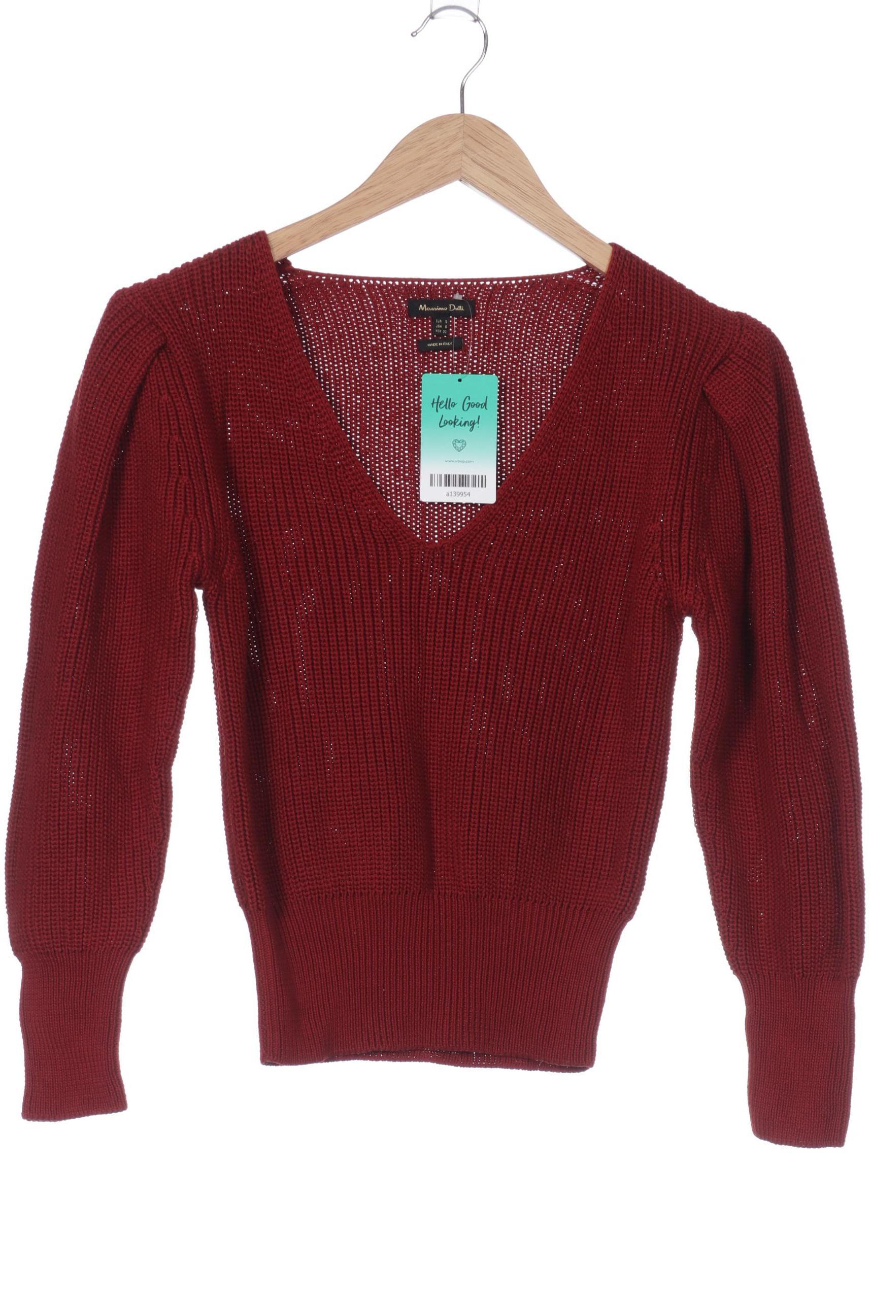

Massimo Dutti Damen Pullover, rot, Gr.