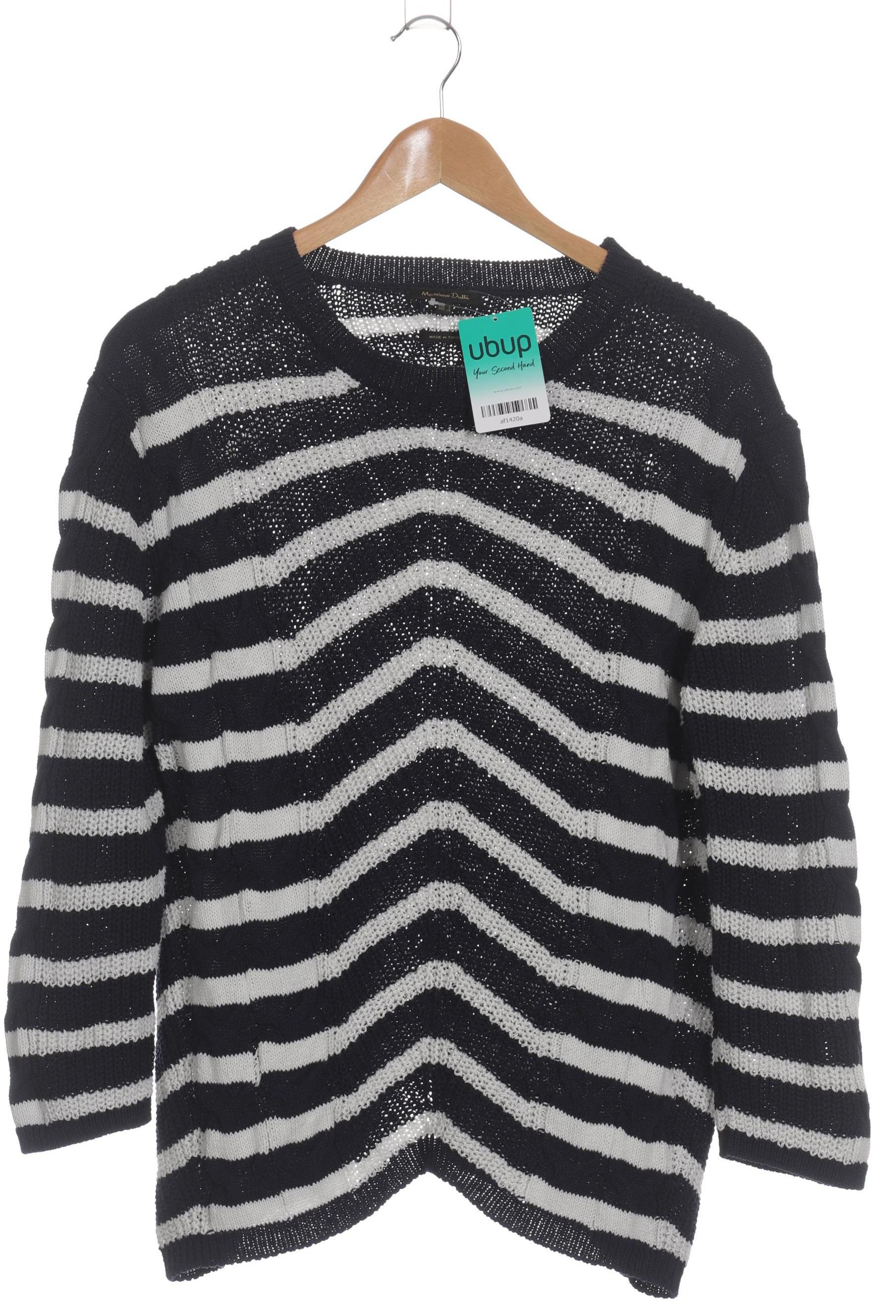 

Massimo Dutti Damen Pullover, blau, Gr.