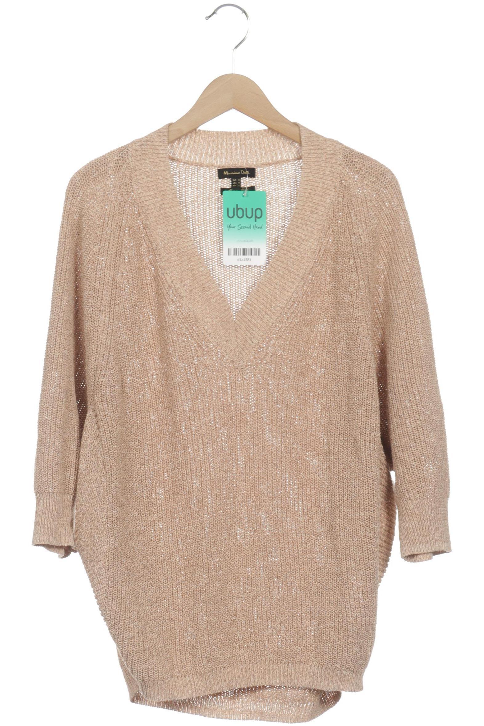 

Massimo Dutti Damen Pullover, beige, Gr.