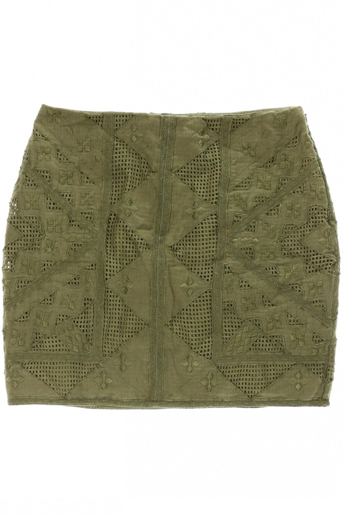 

Massimo Dutti Damen Rock, grün, Gr. 38