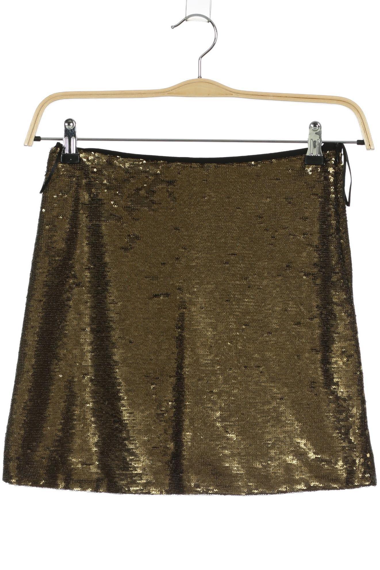 

Massimo Dutti Damen Rock, beige, Gr.