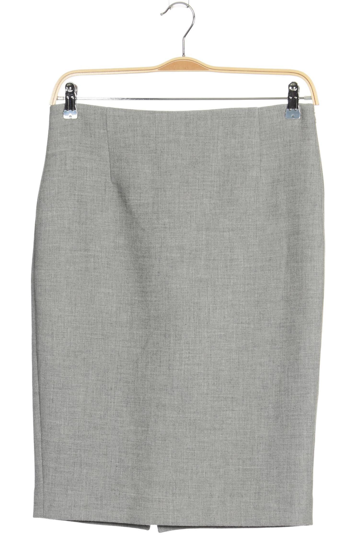 

Massimo Dutti Damen Rock, grau, Gr. 44