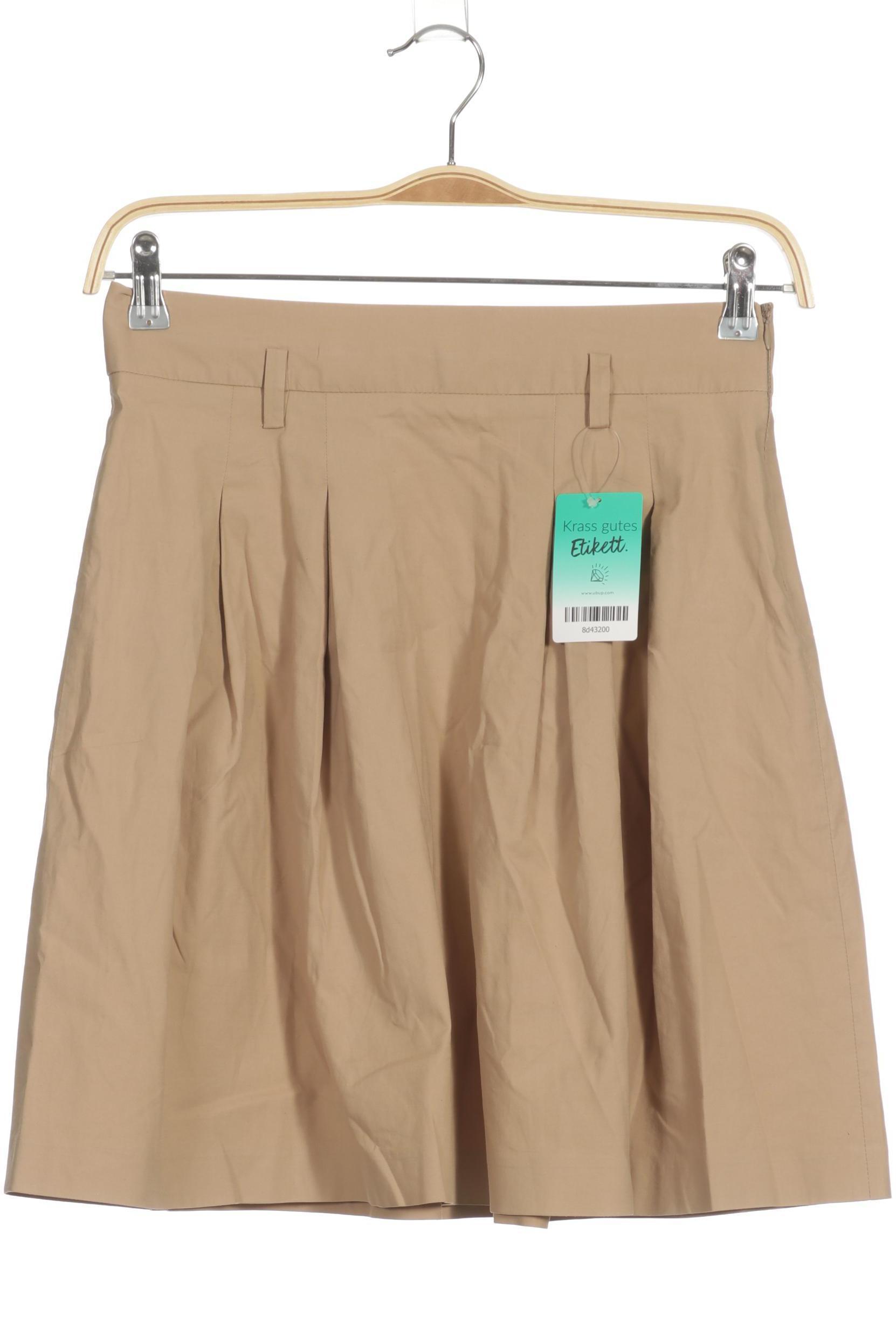 

Massimo Dutti Damen Rock, beige, Gr. 40