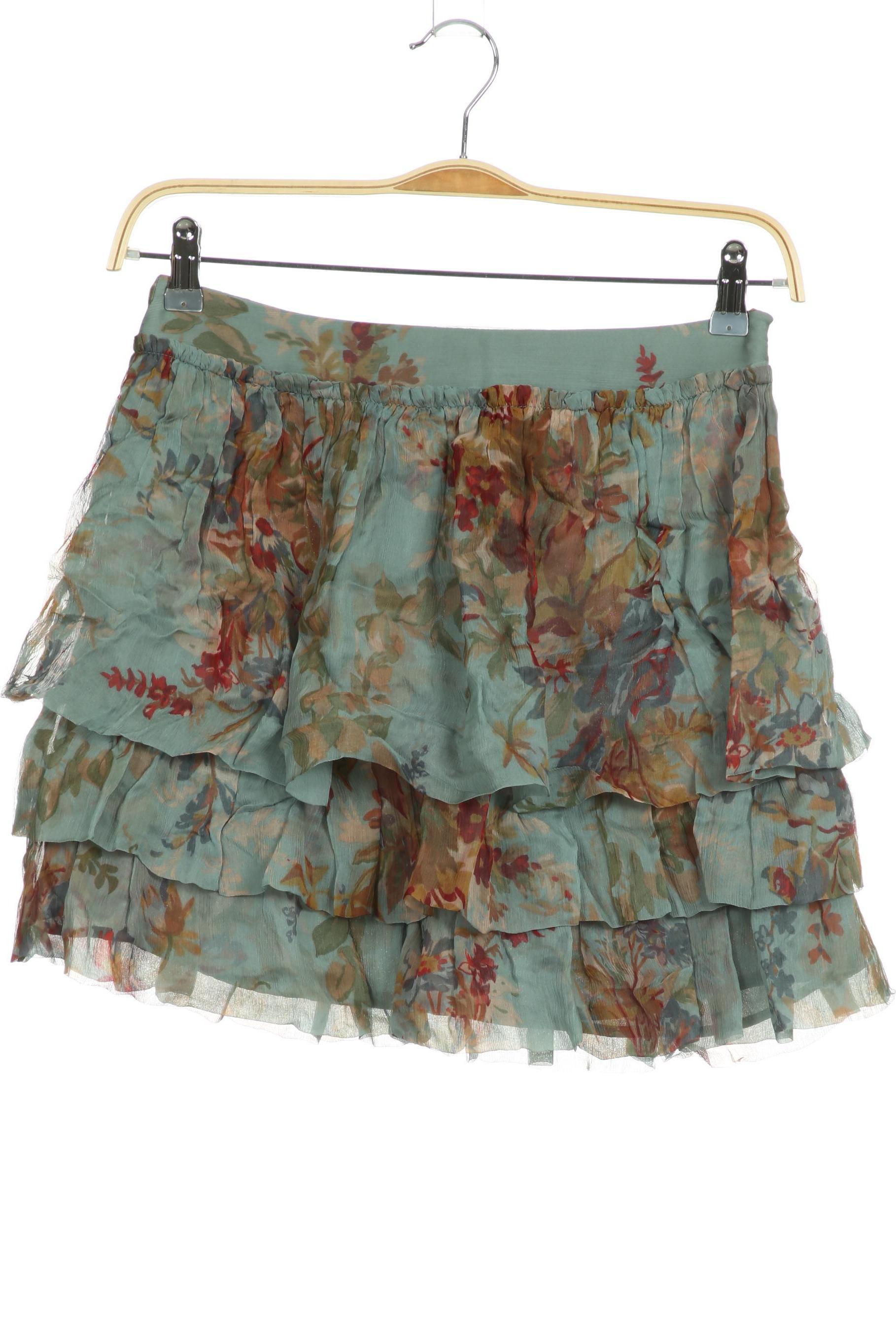 

Massimo Dutti Damen Rock, blau, Gr. 38