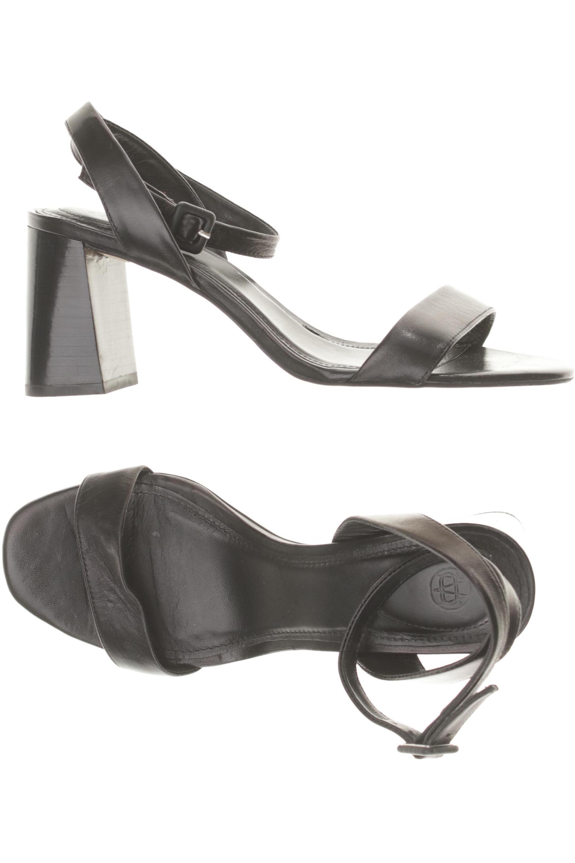 

Massimo Dutti Damen Sandale, schwarz, Gr. 37