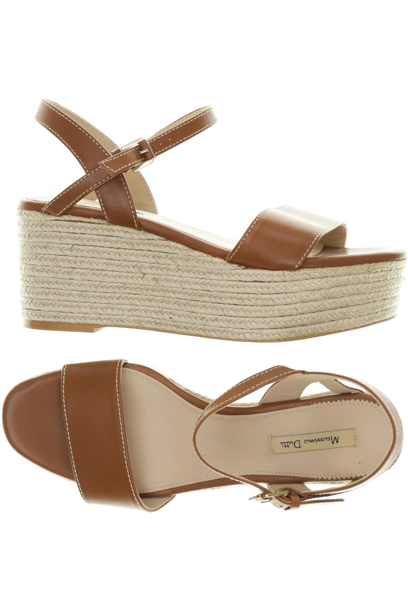 

Massimo Dutti Damen Sandale, braun, Gr. 39