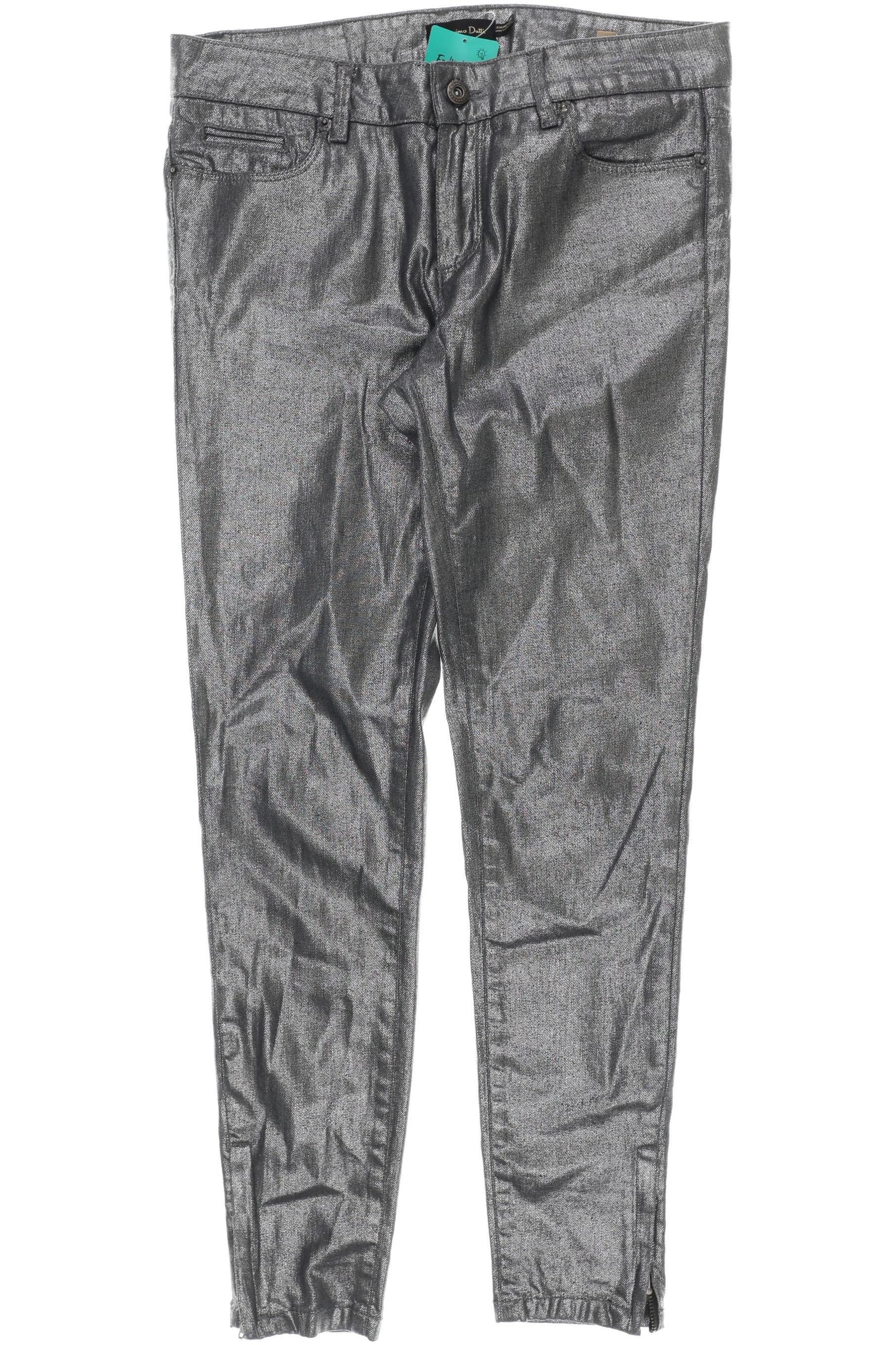 

Massimo Dutti Damen Stoffhose, silber, Gr. 38