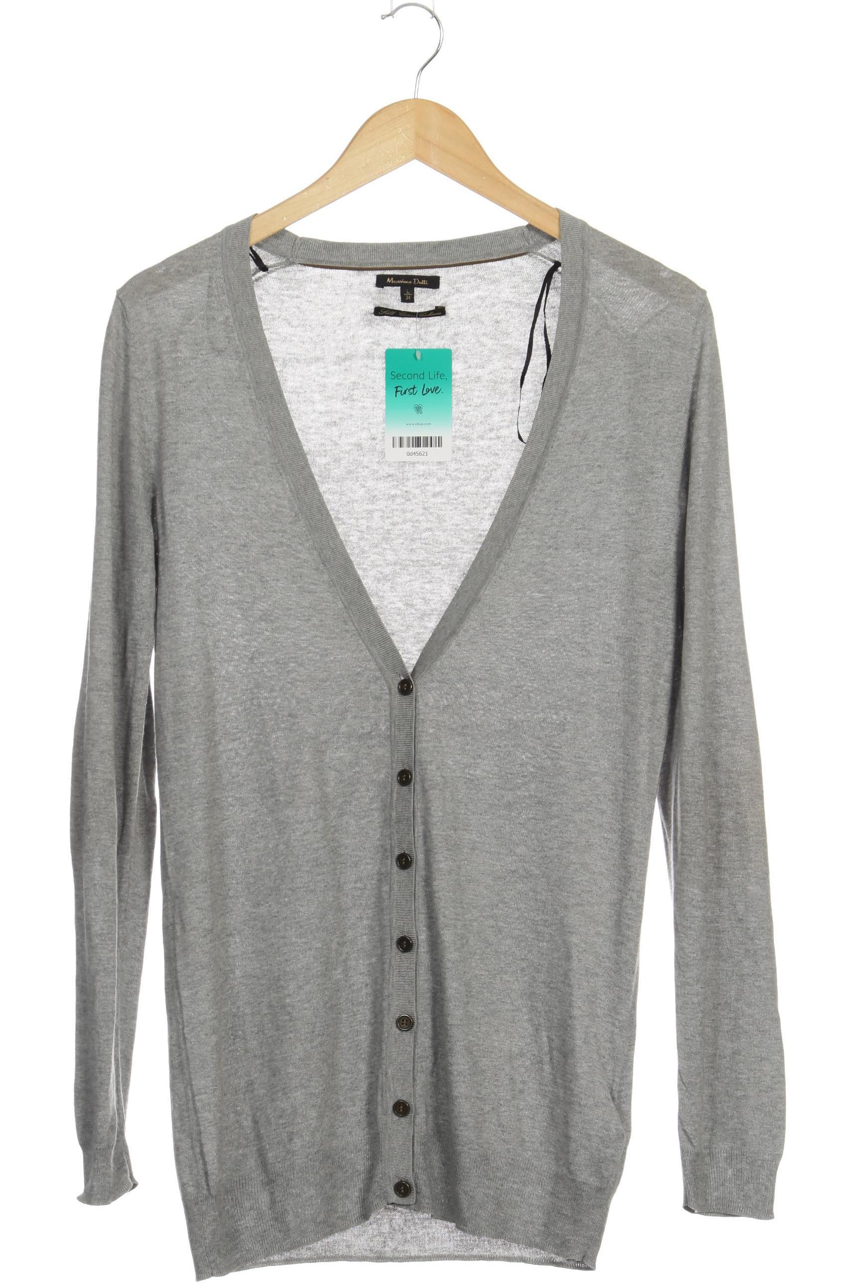 

Massimo Dutti Damen Strickjacke, grau, Gr.