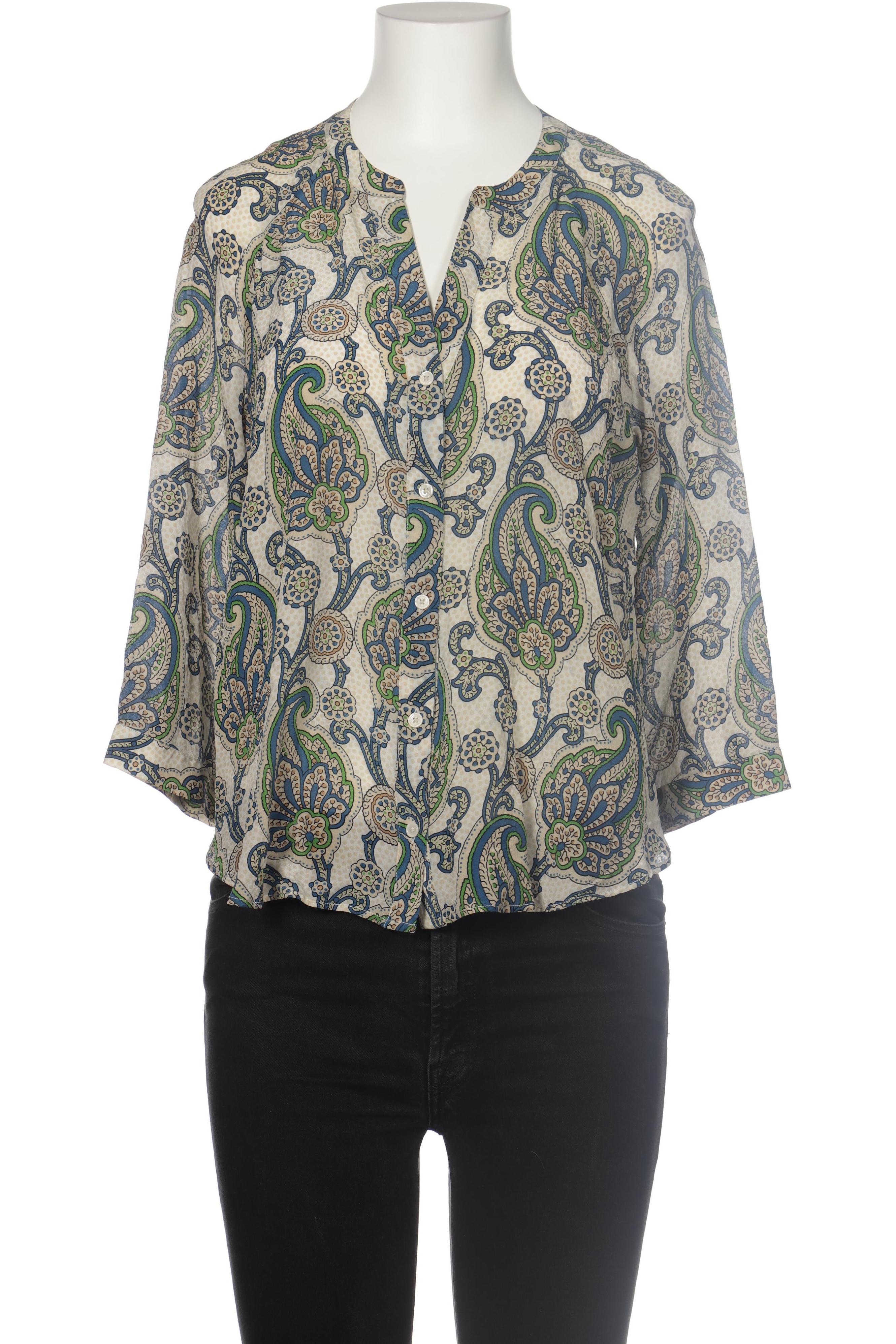 

Massimo Dutti Damen Bluse, blau, Gr. 38