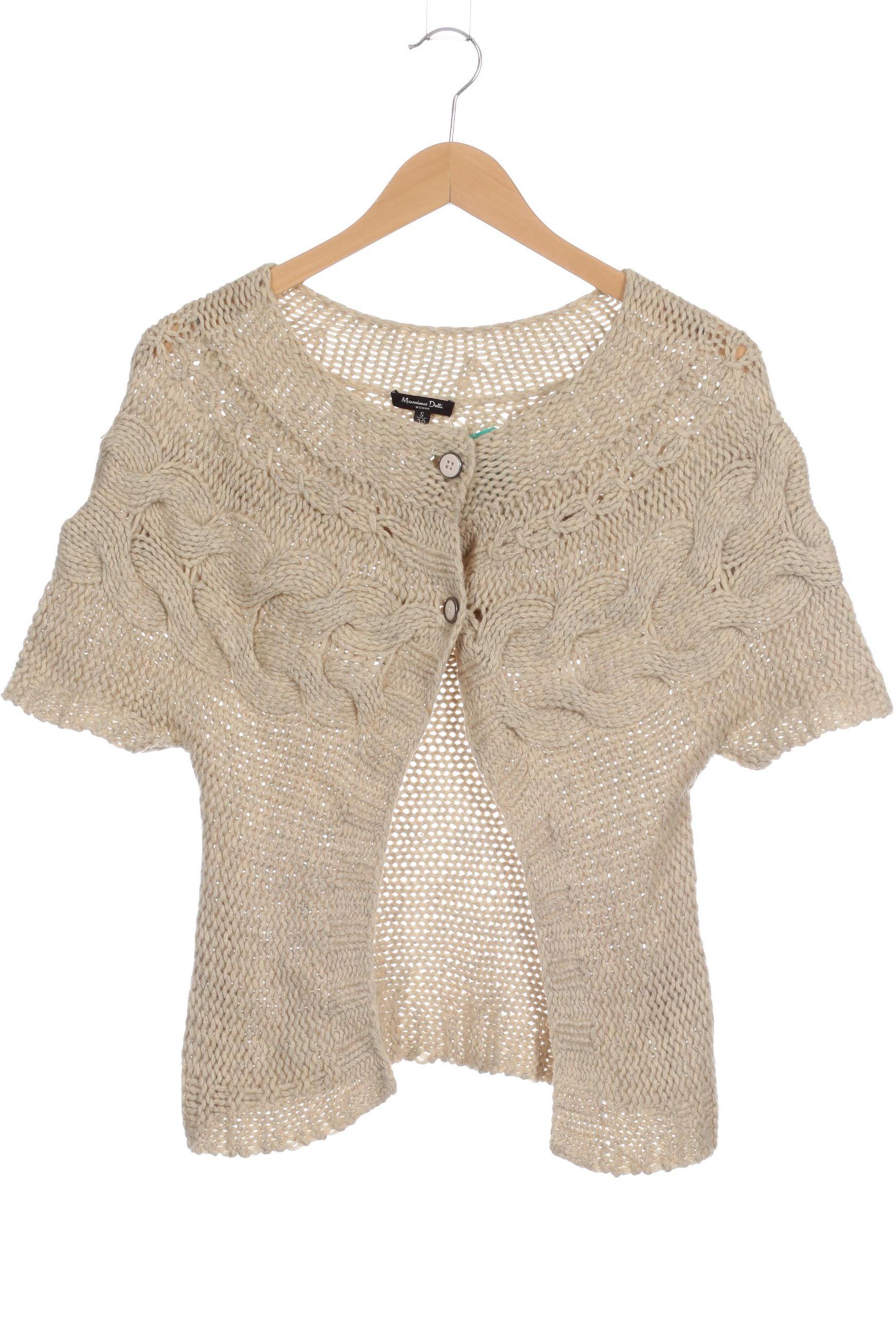 

Massimo Dutti Damen Strickjacke, beige, Gr.