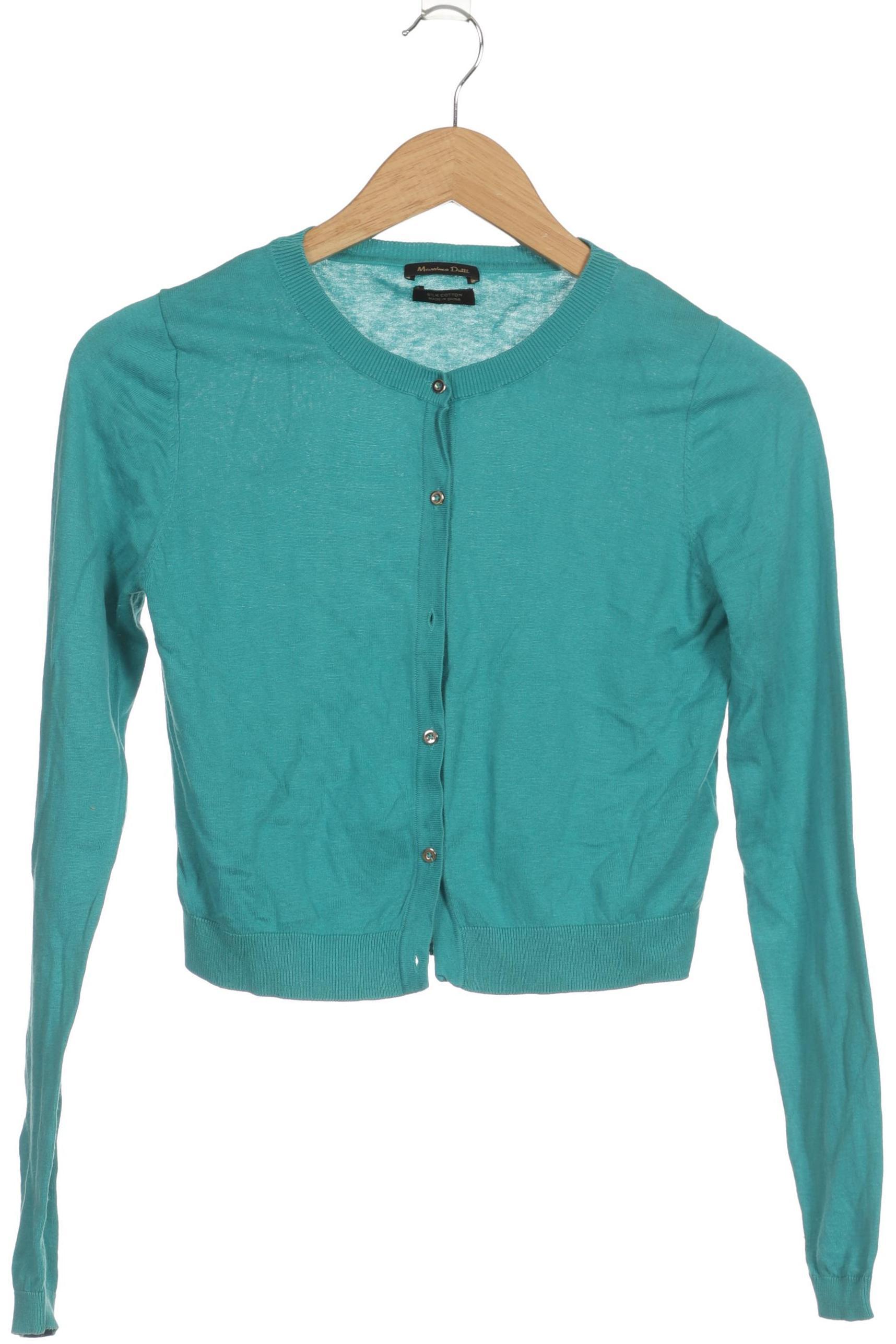 

Massimo Dutti Damen Strickjacke, türkis, Gr.