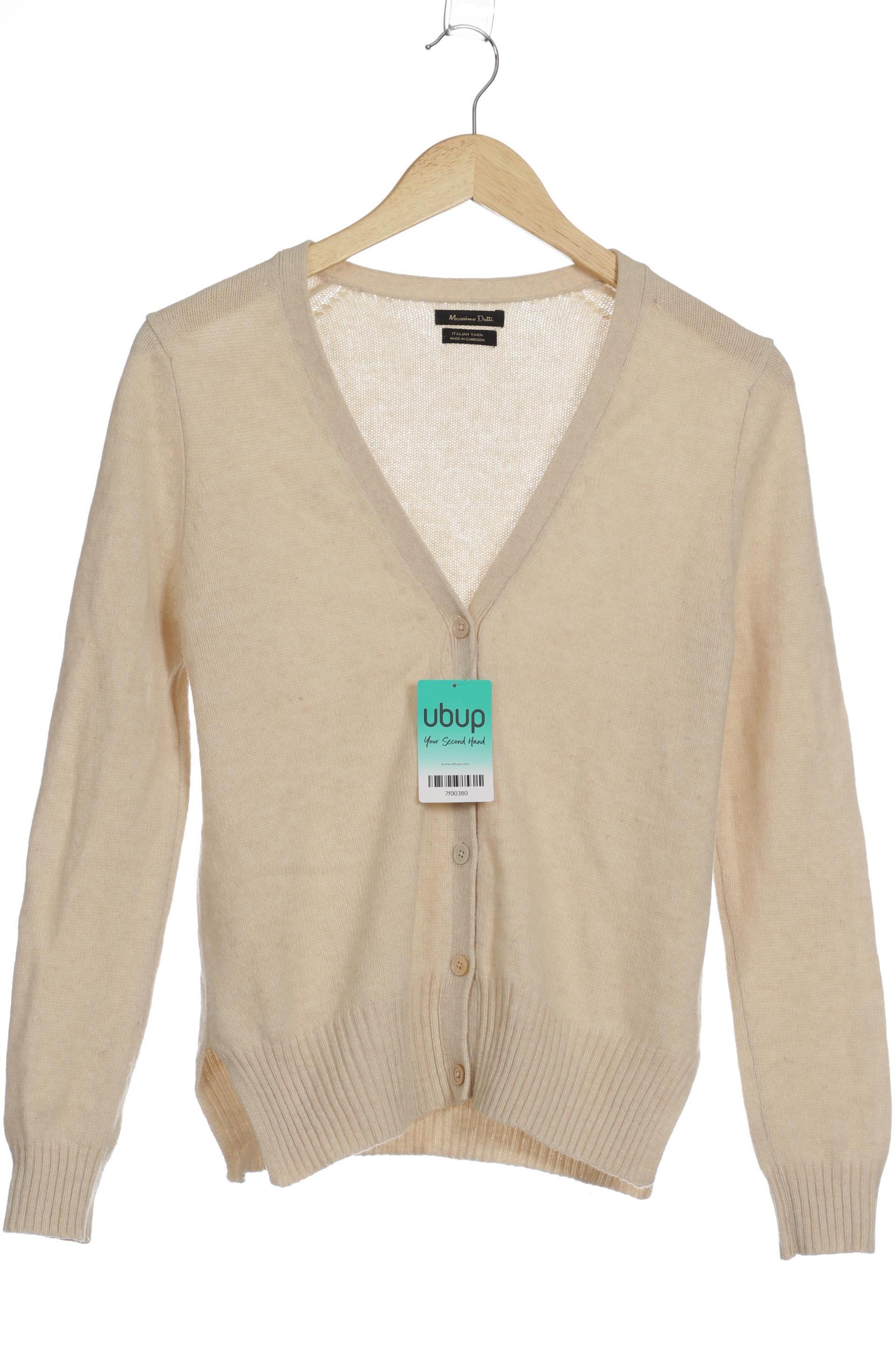 

Massimo Dutti Damen Strickjacke, beige, Gr.