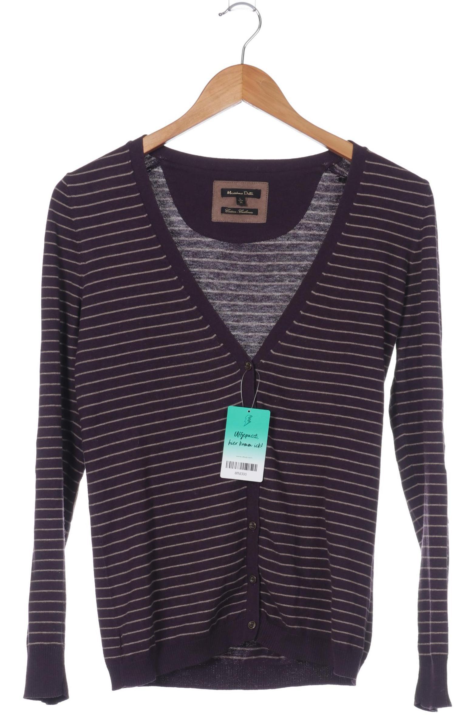 

Massimo Dutti Damen Strickjacke, lila, Gr.