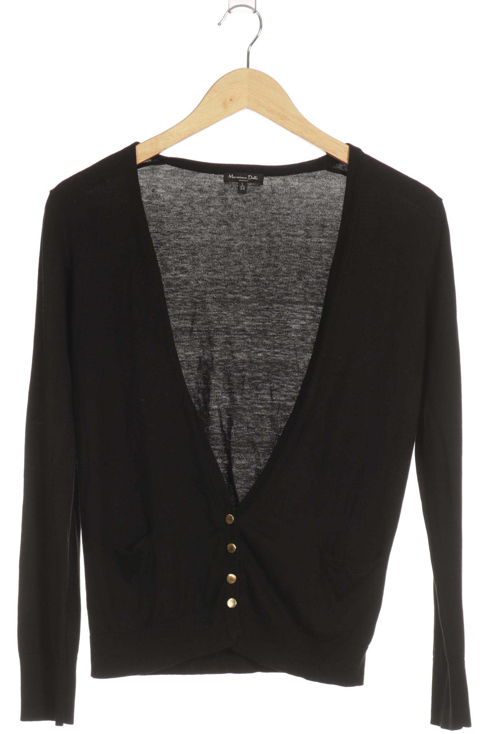 

Massimo Dutti Damen Strickjacke, schwarz, Gr.