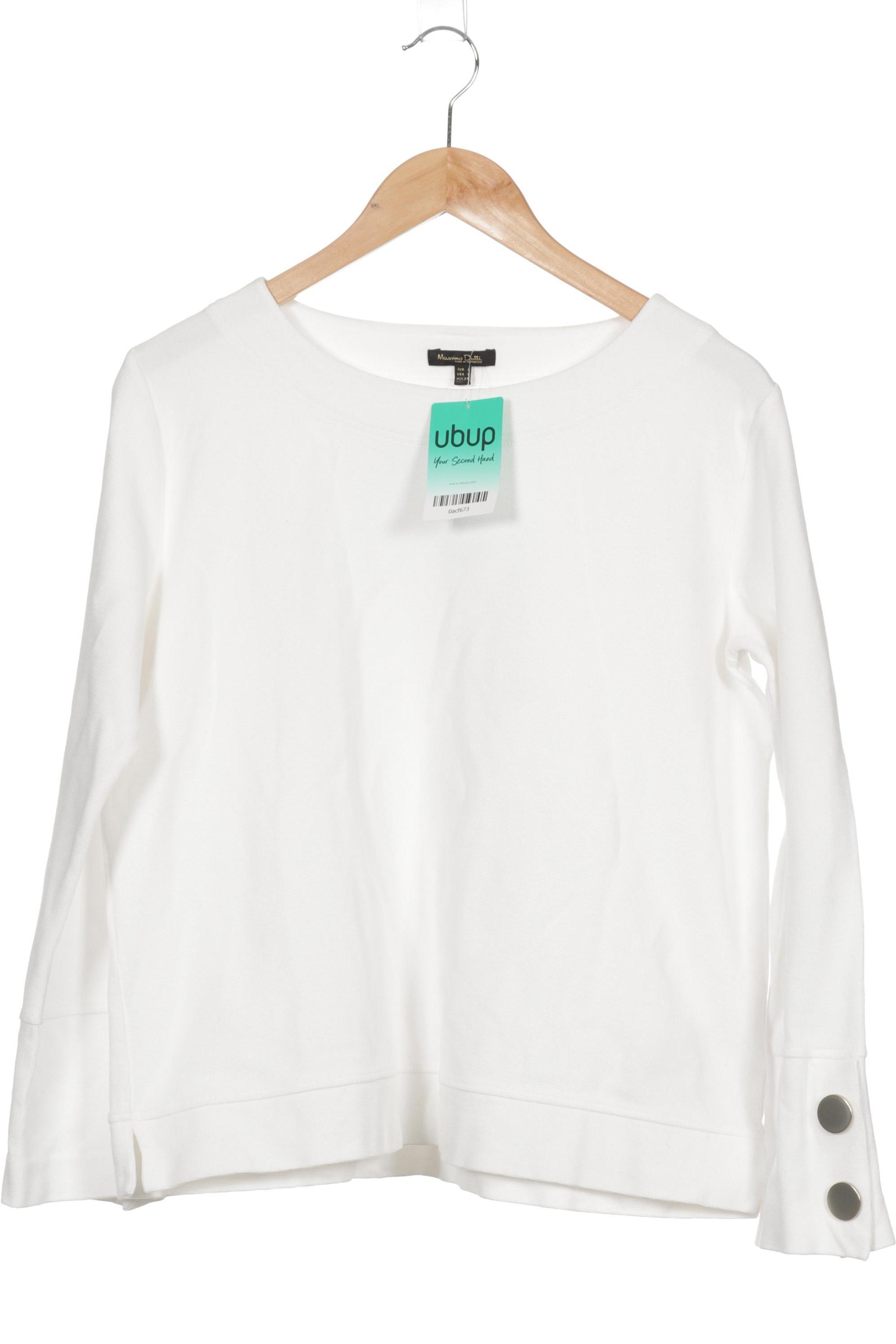 

Massimo Dutti Damen Sweatshirt, weiß, Gr.