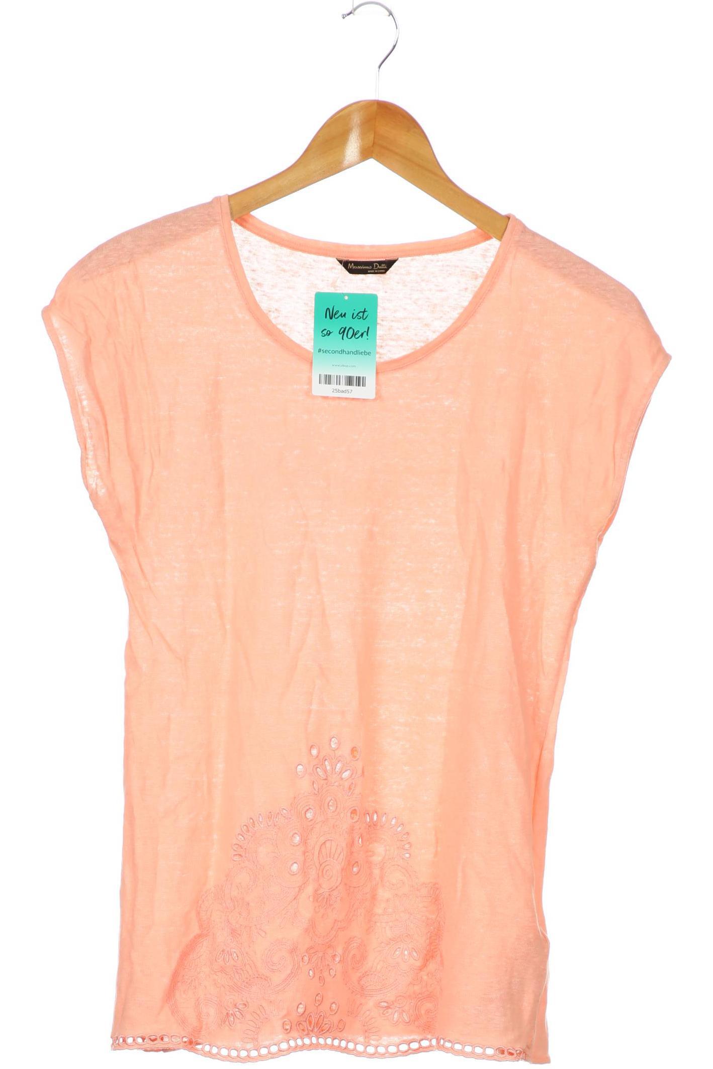 

Massimo Dutti Damen T-Shirt, orange, Gr.