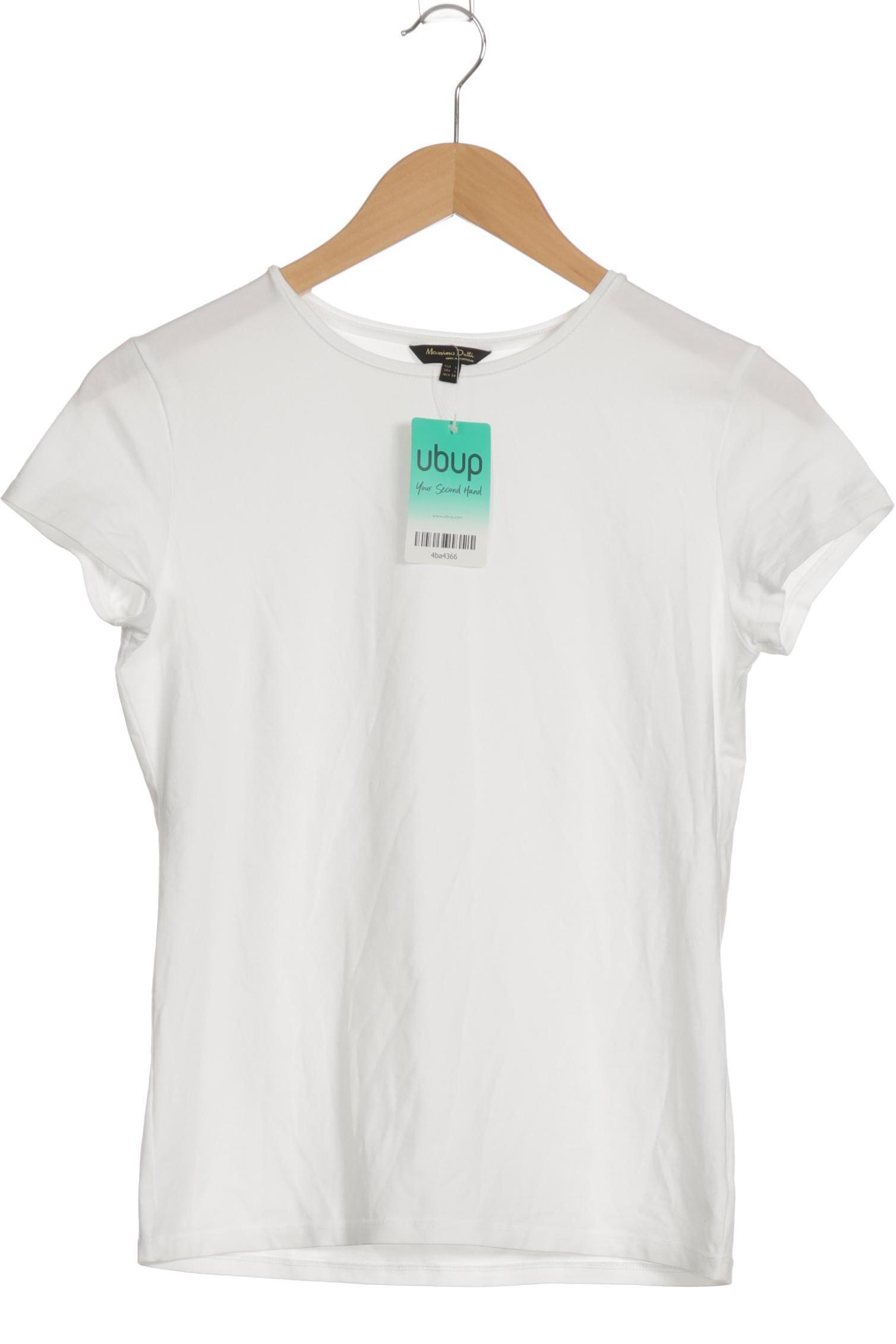 

Massimo Dutti Damen T-Shirt, weiß, Gr.
