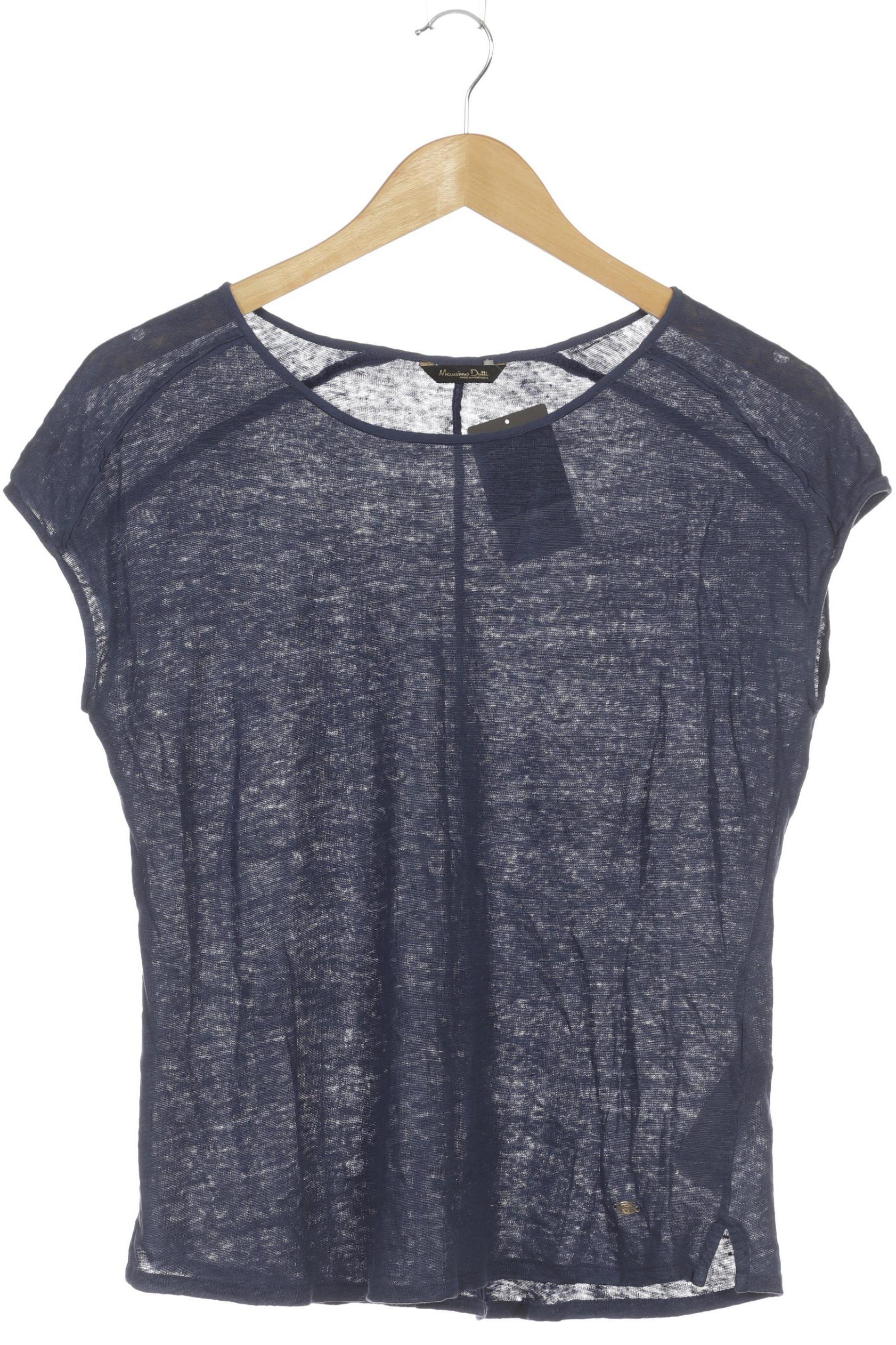 

Massimo Dutti Damen T-Shirt, blau, Gr.