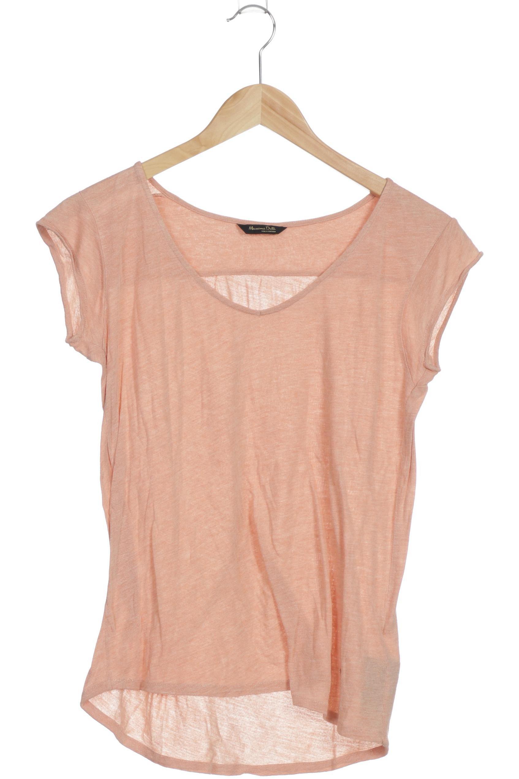 

Massimo Dutti Damen T-Shirt, orange, Gr.