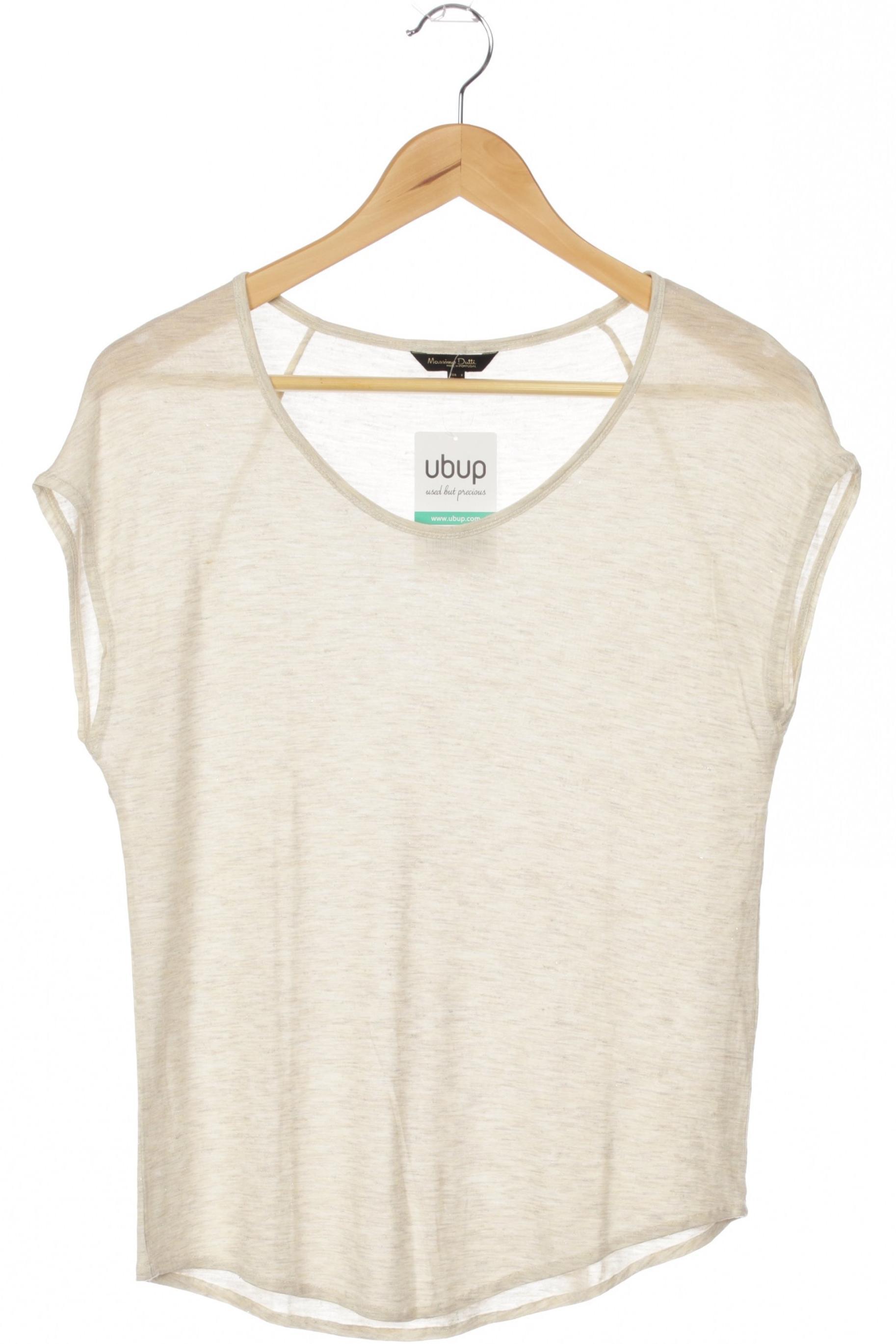 

Massimo Dutti Damen T-Shirt, beige, Gr.