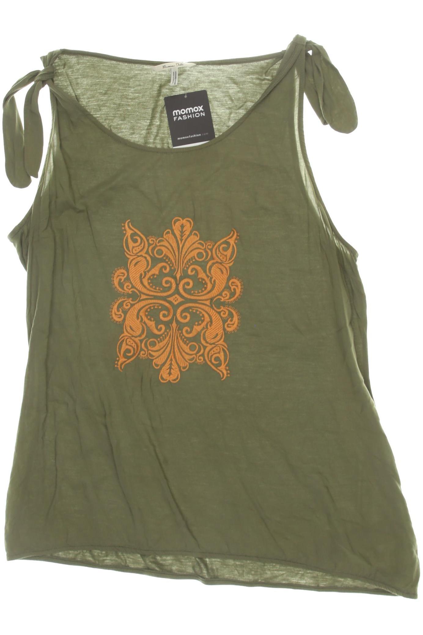 

Massimo Dutti Damen Top, grün, Gr.