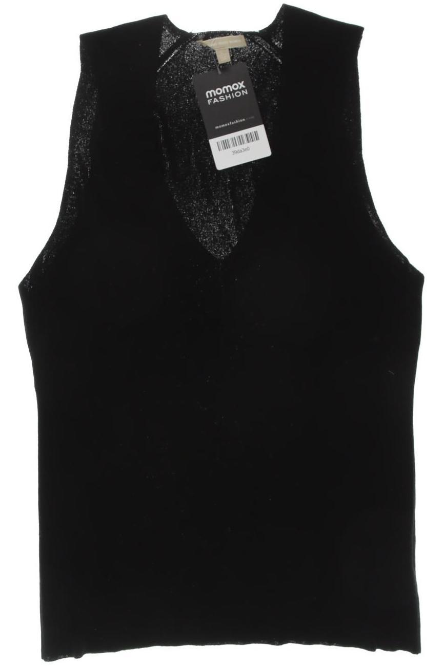 

Massimo Dutti Damen Top, schwarz, Gr.