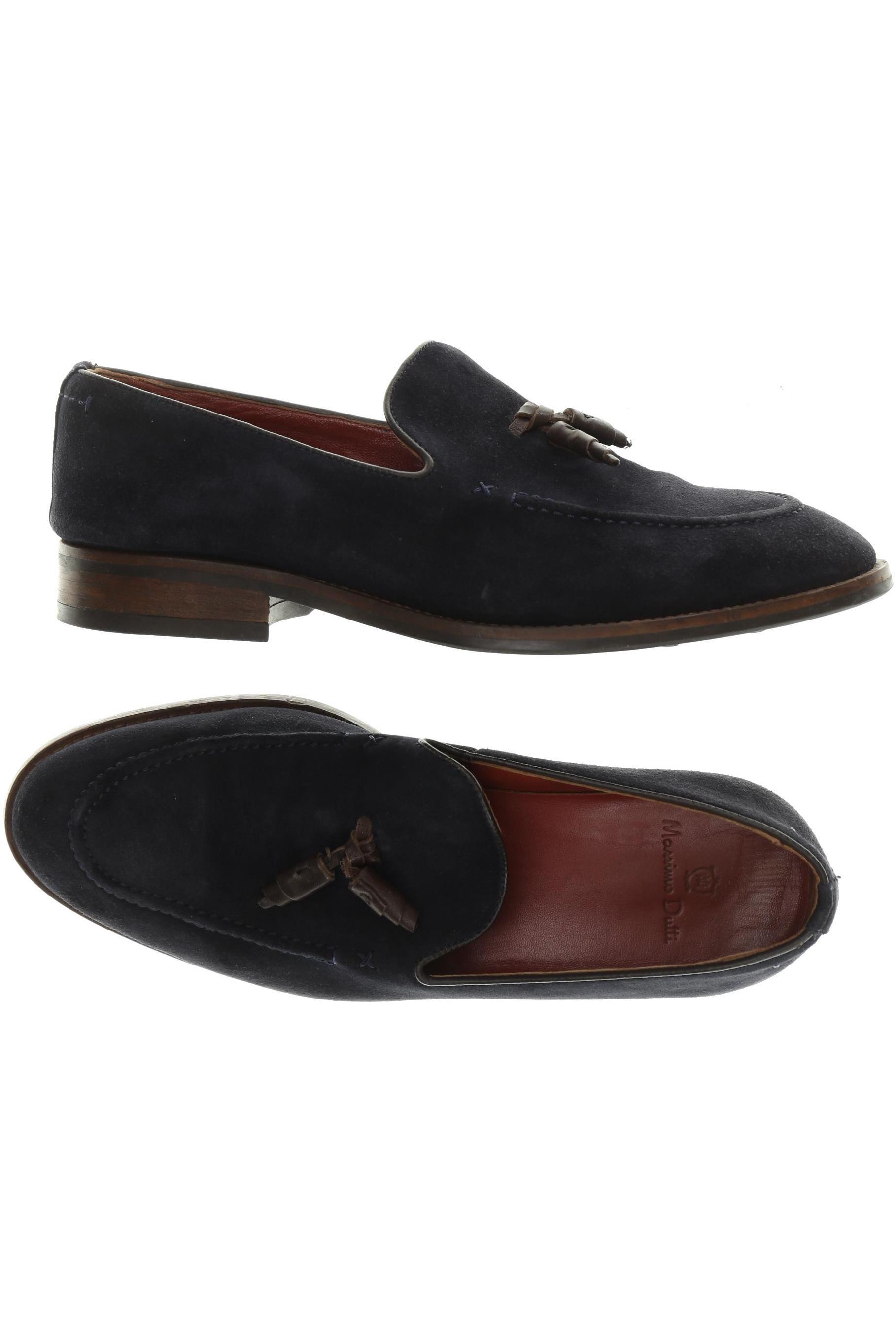 

Massimo Dutti Herren Halbschuh, blau, Gr. 41