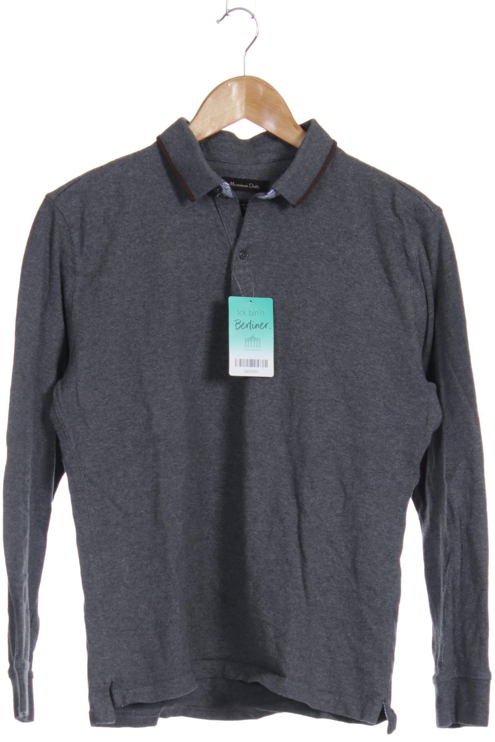 

Massimo Dutti Herren Poloshirt, grau, Gr.