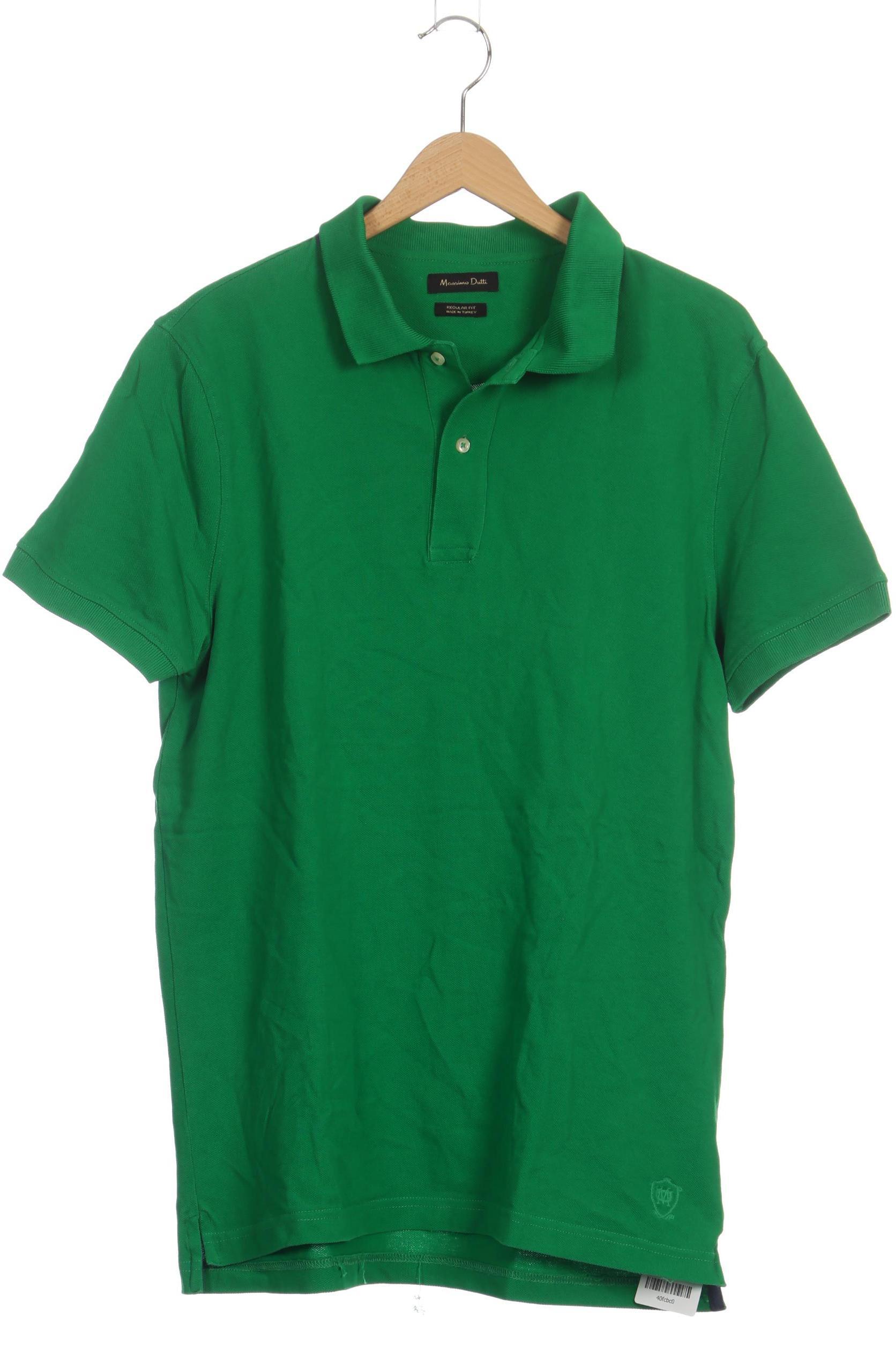 

Massimo Dutti Herren Poloshirt, grün, Gr.