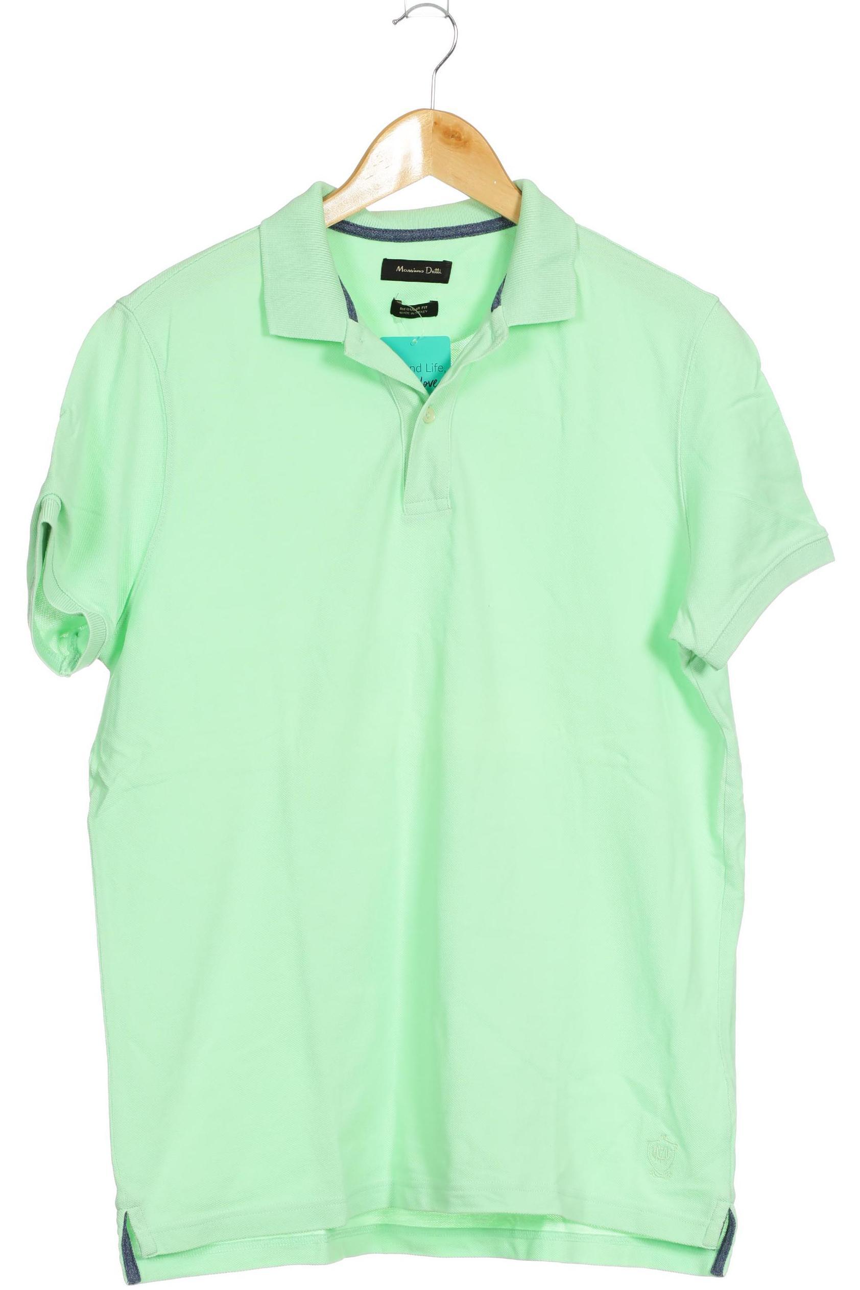 

Massimo Dutti Herren Poloshirt, grün, Gr.