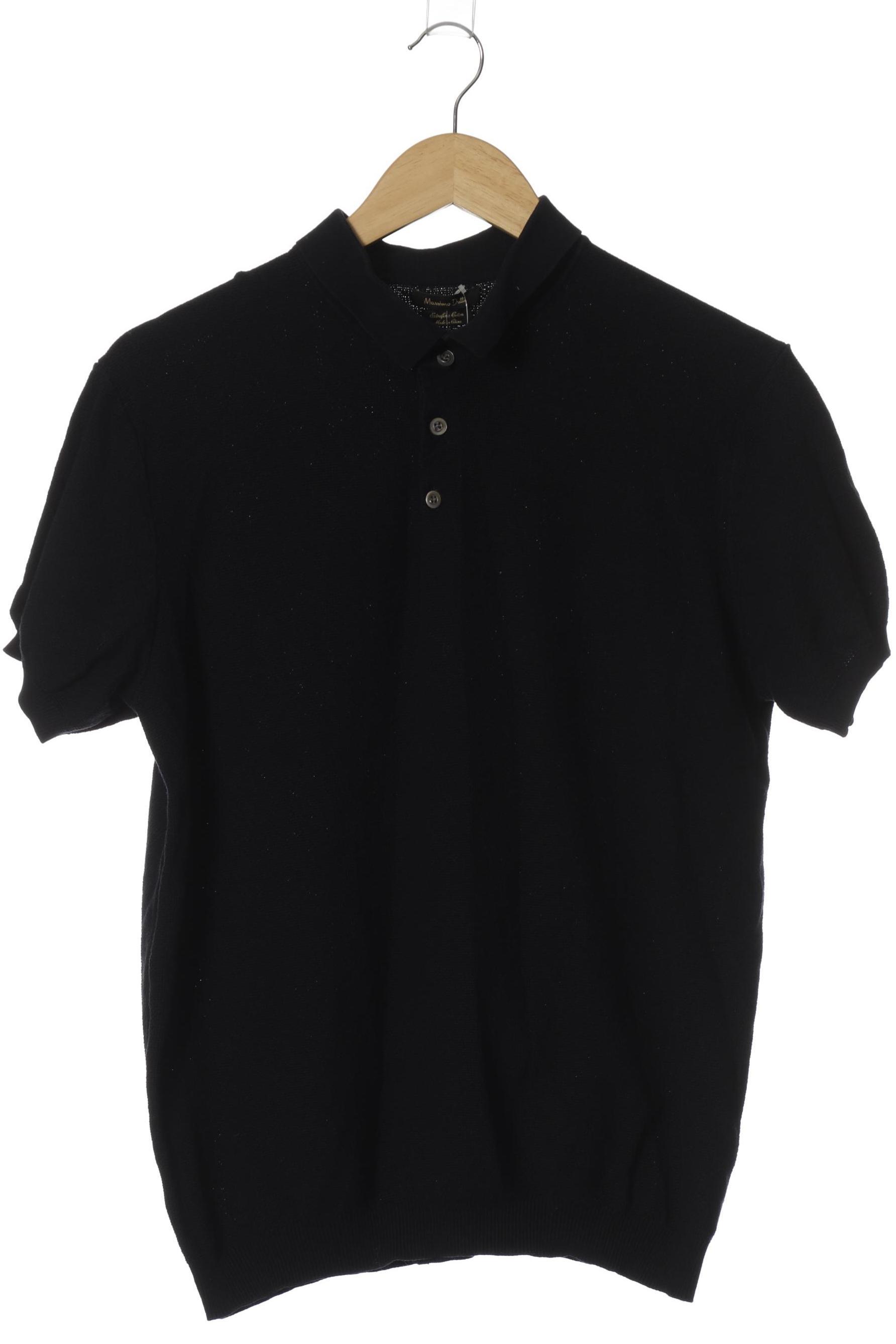 

Massimo Dutti Herren Poloshirt, blau, Gr.