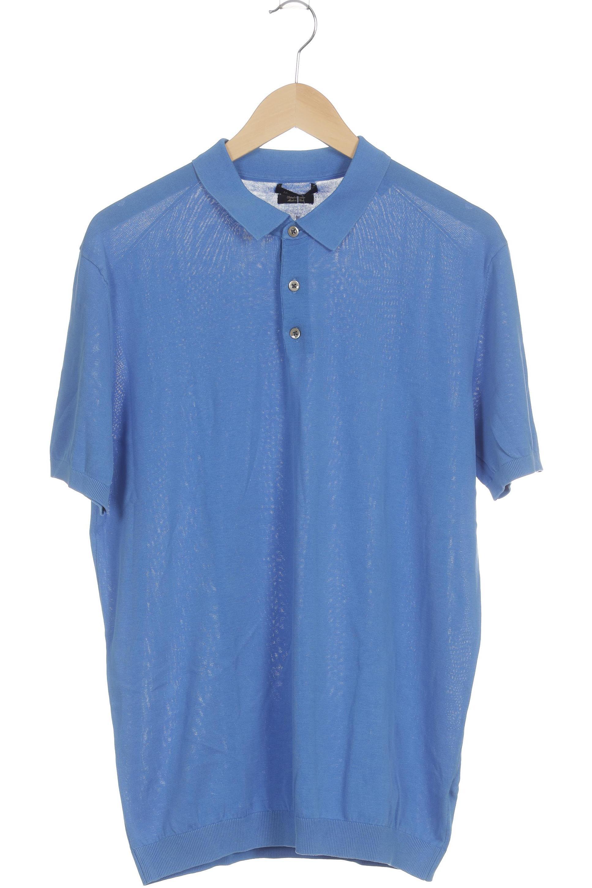 

Massimo Dutti Herren Poloshirt, blau, Gr.