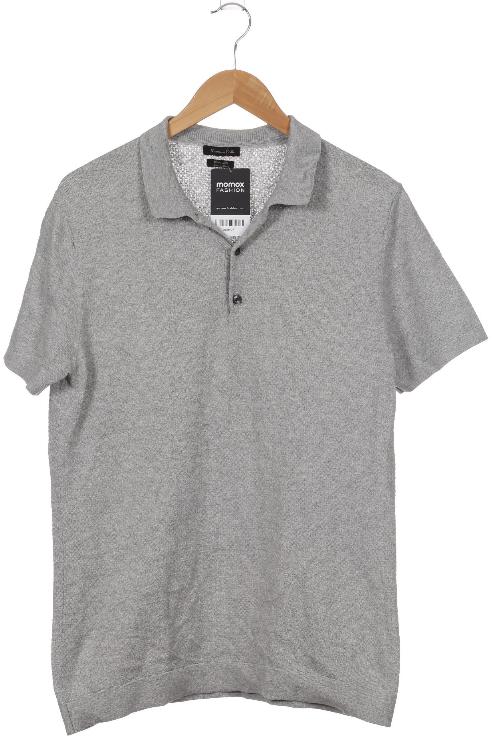 

Massimo Dutti Herren Poloshirt, grau, Gr.