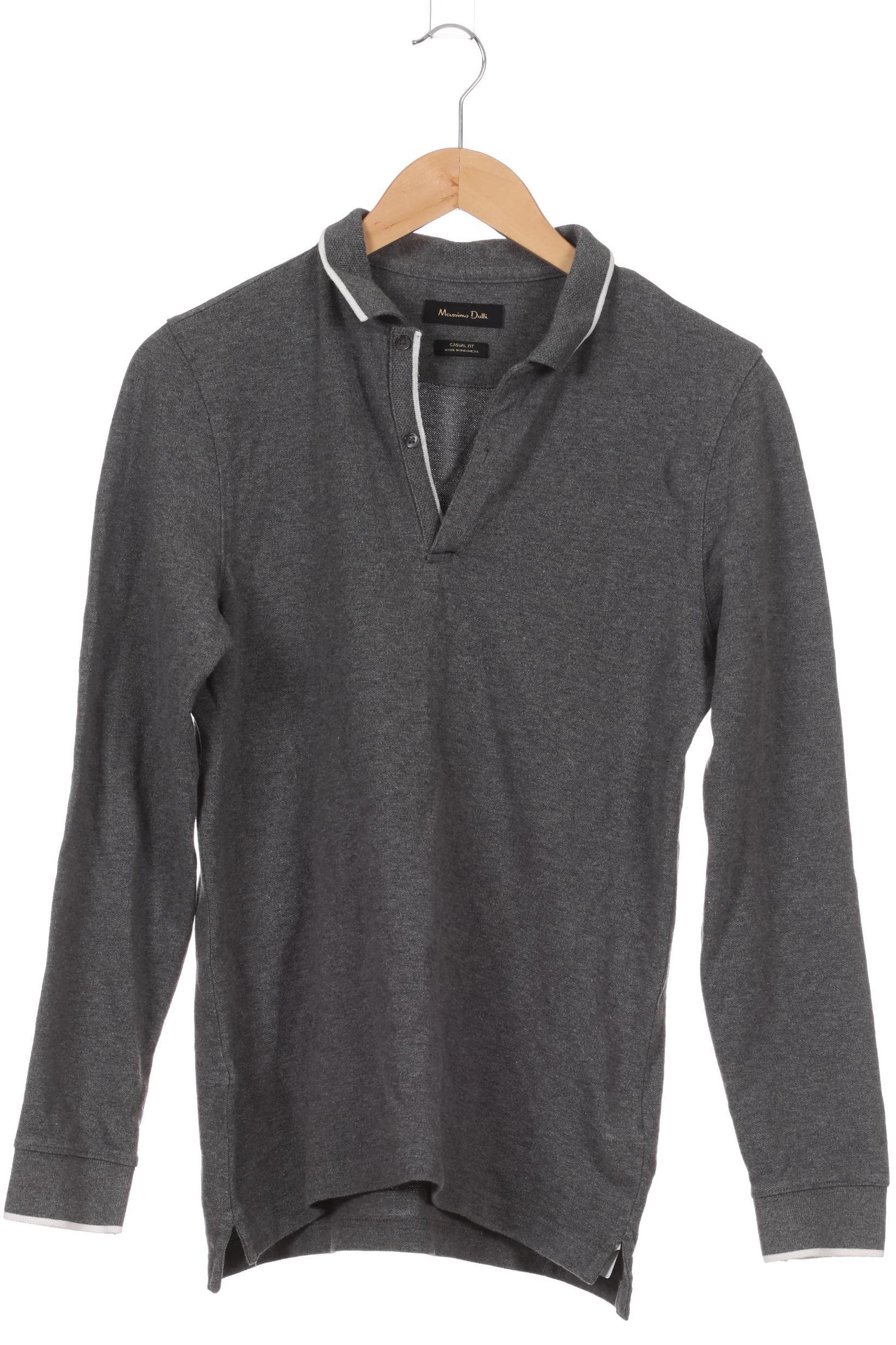 

Massimo Dutti Herren Poloshirt, grau, Gr.