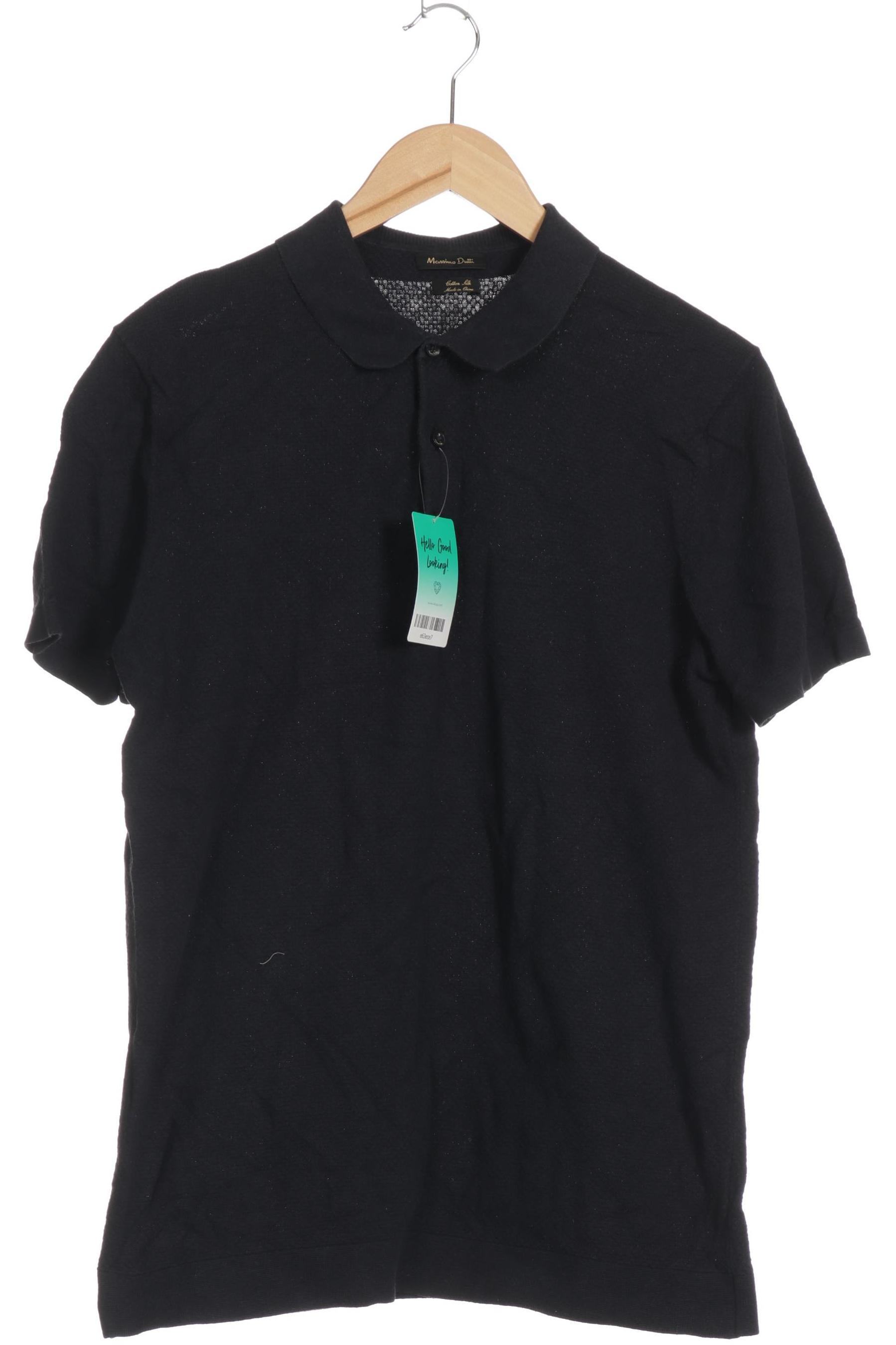 Thumbnail - Massimo Dutti Herren Poloshirt, blau, Gr.