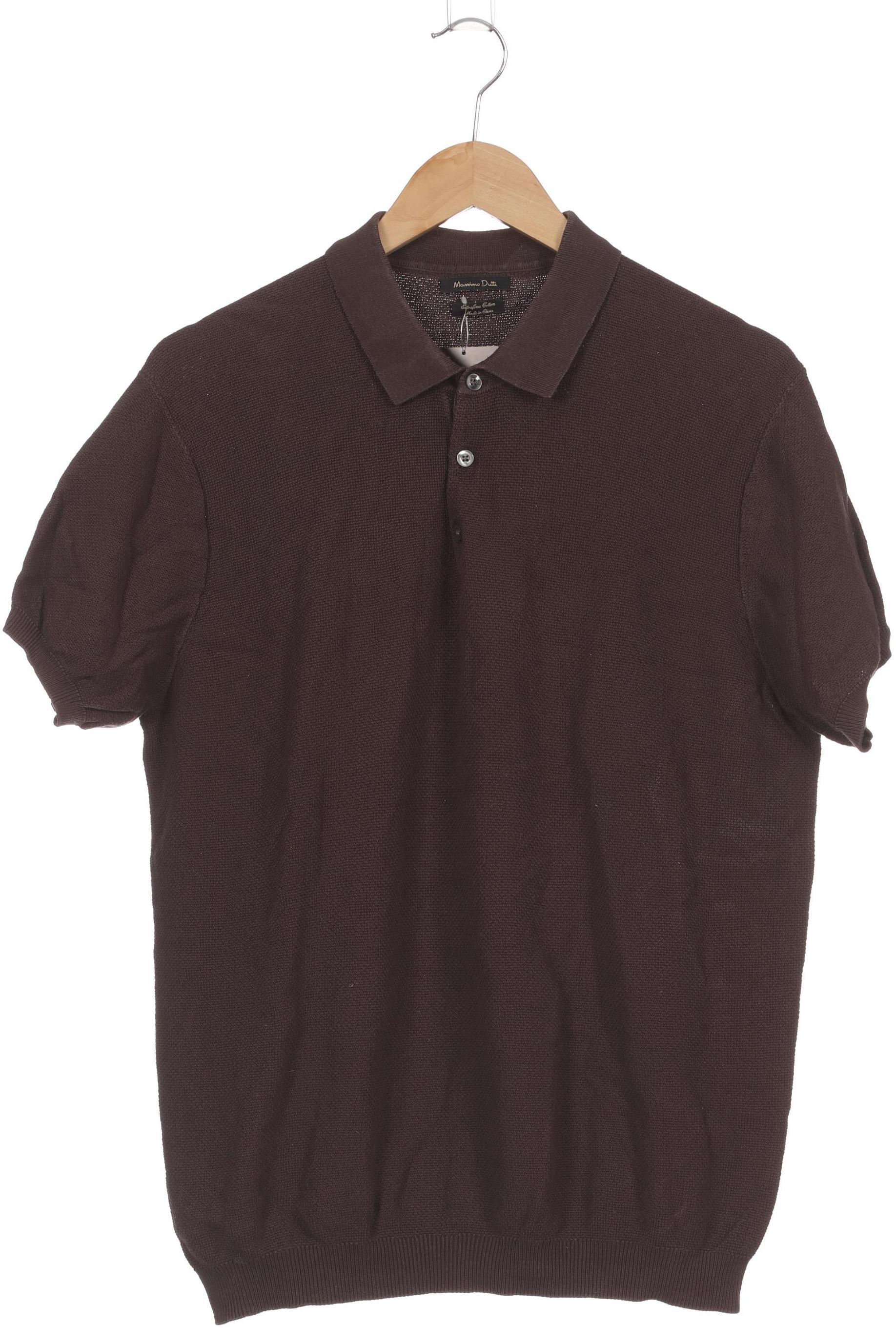 Thumbnail - Massimo Dutti Herren Poloshirt, braun, Gr.