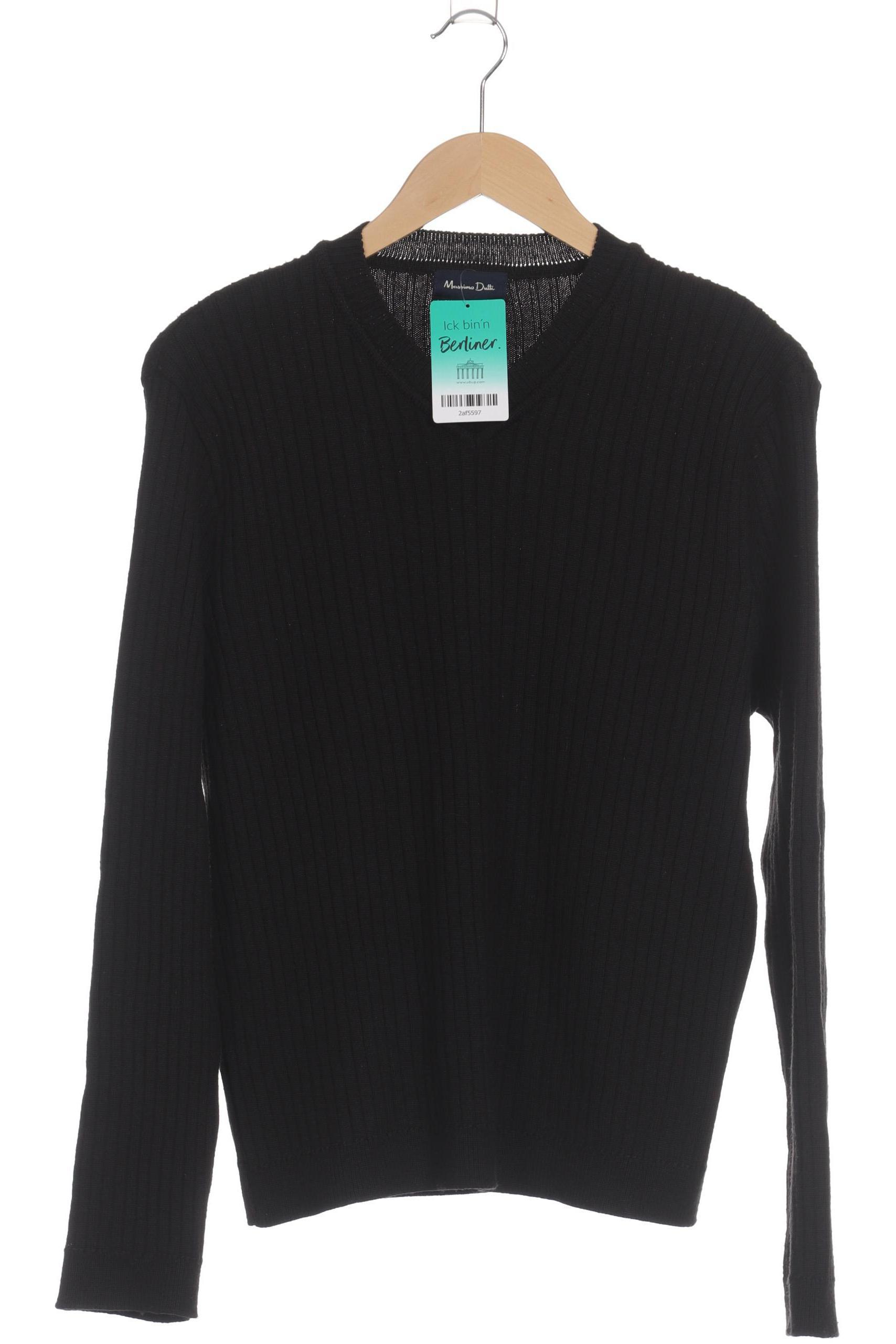 

Massimo Dutti Herren Pullover, schwarz, Gr.