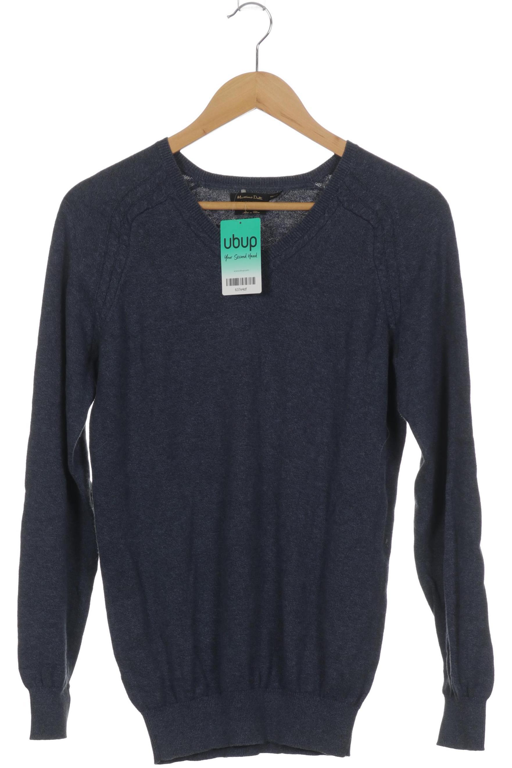

Massimo Dutti Herren Pullover, blau, Gr.