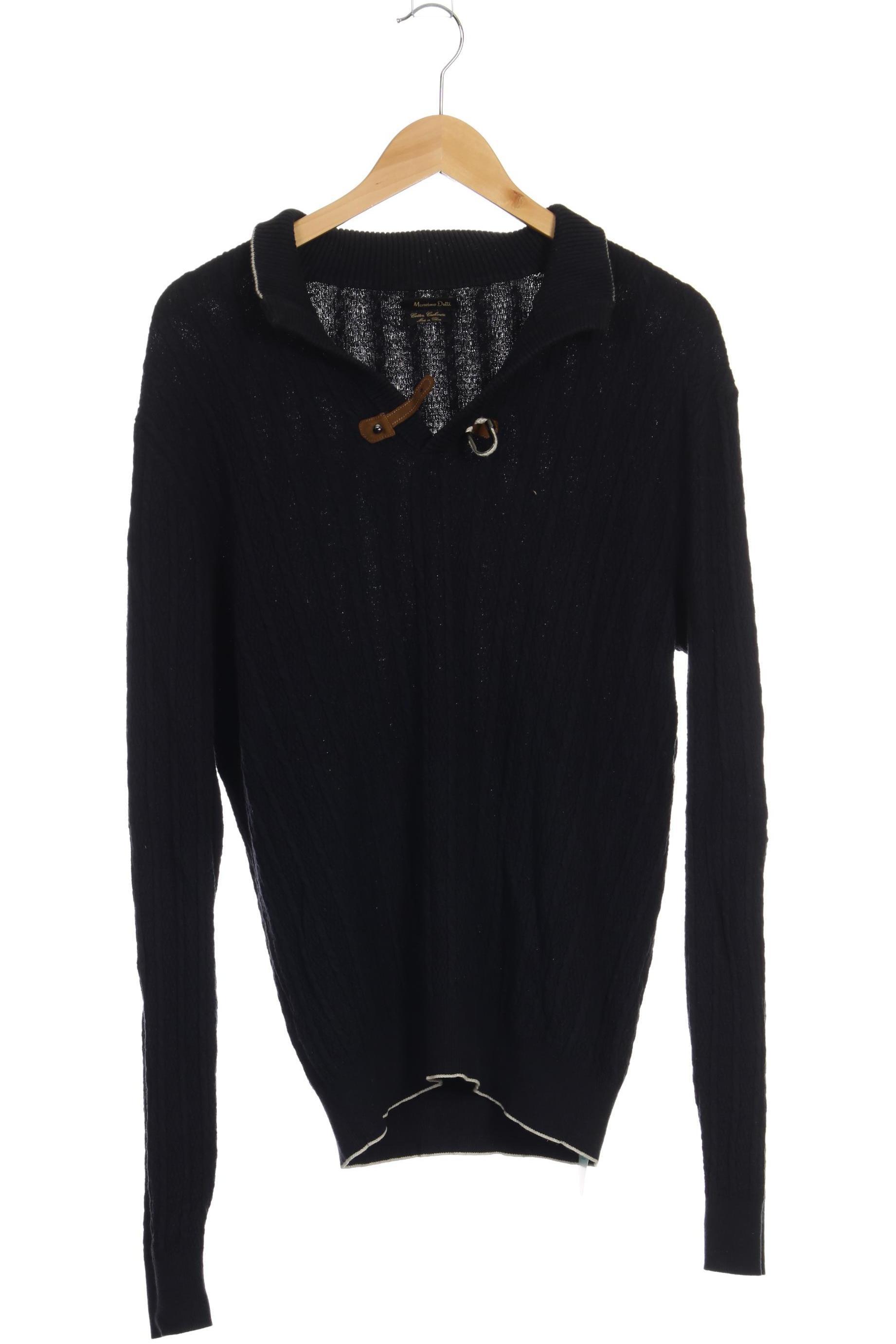 

Massimo Dutti Herren Pullover, blau, Gr.