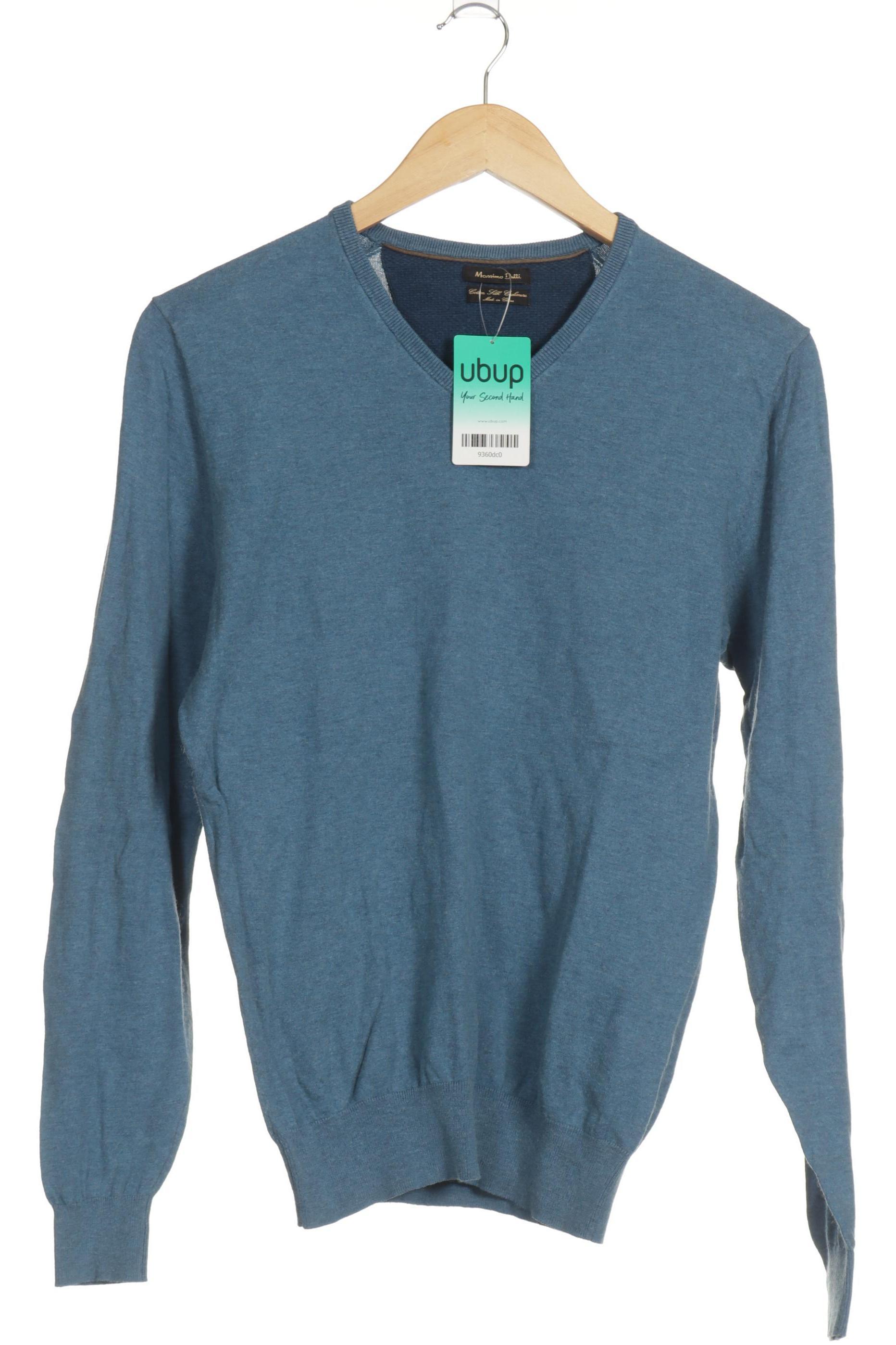 

Massimo Dutti Herren Pullover, blau, Gr.