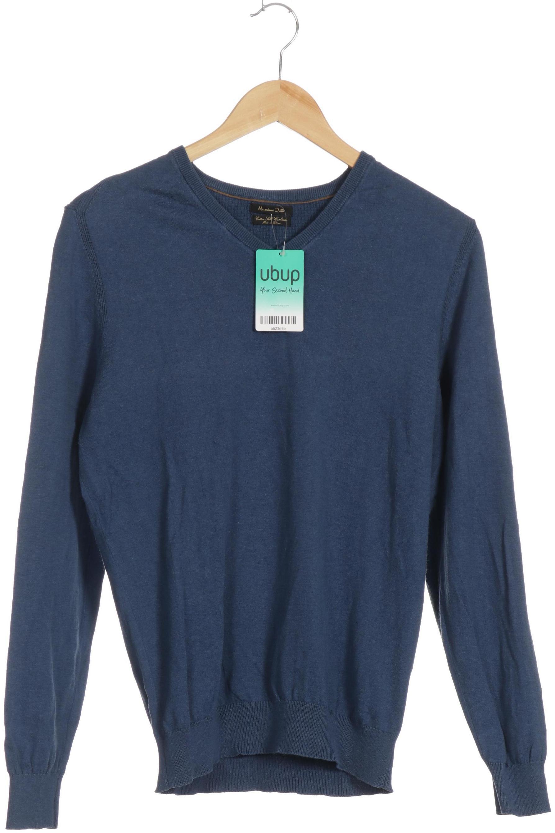 

Massimo Dutti Herren Pullover, blau, Gr.