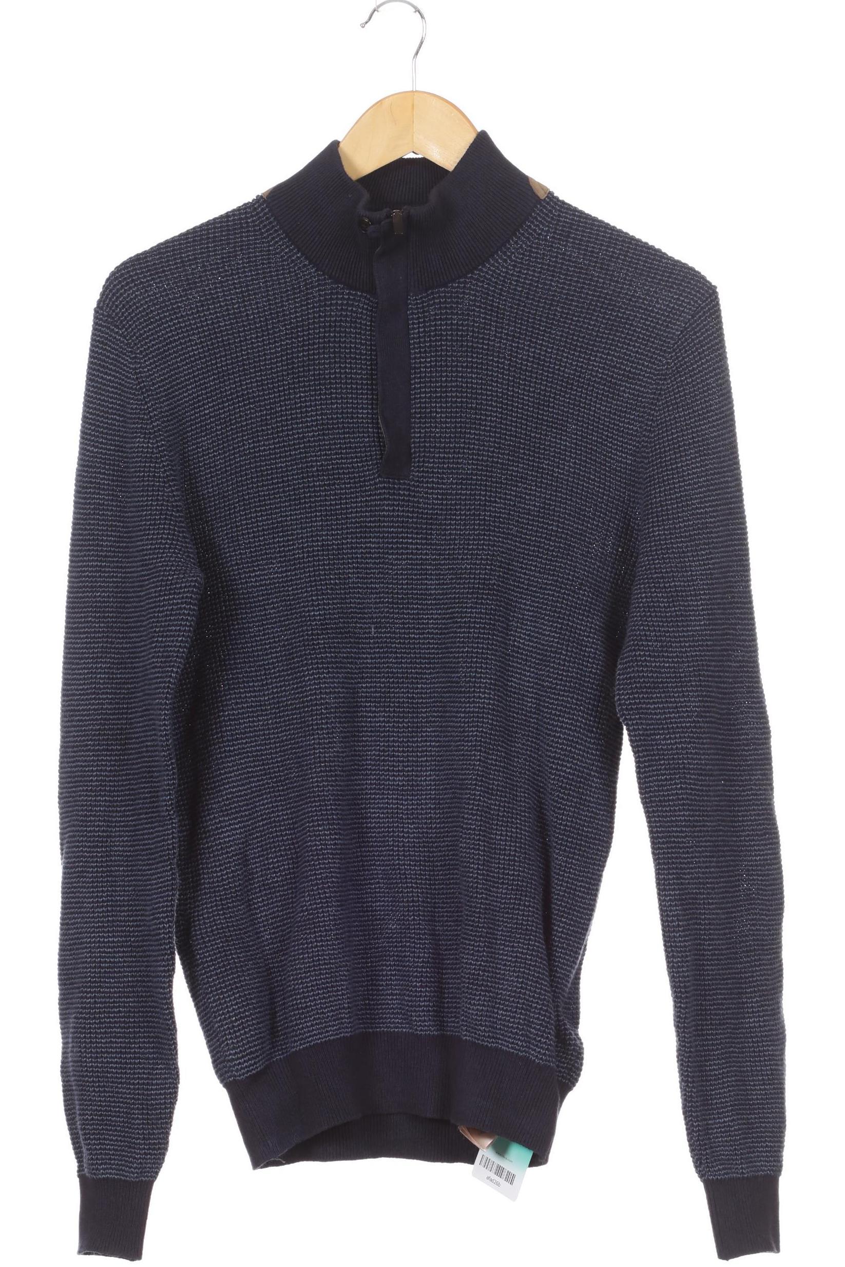 

Massimo Dutti Herren Pullover, blau, Gr.