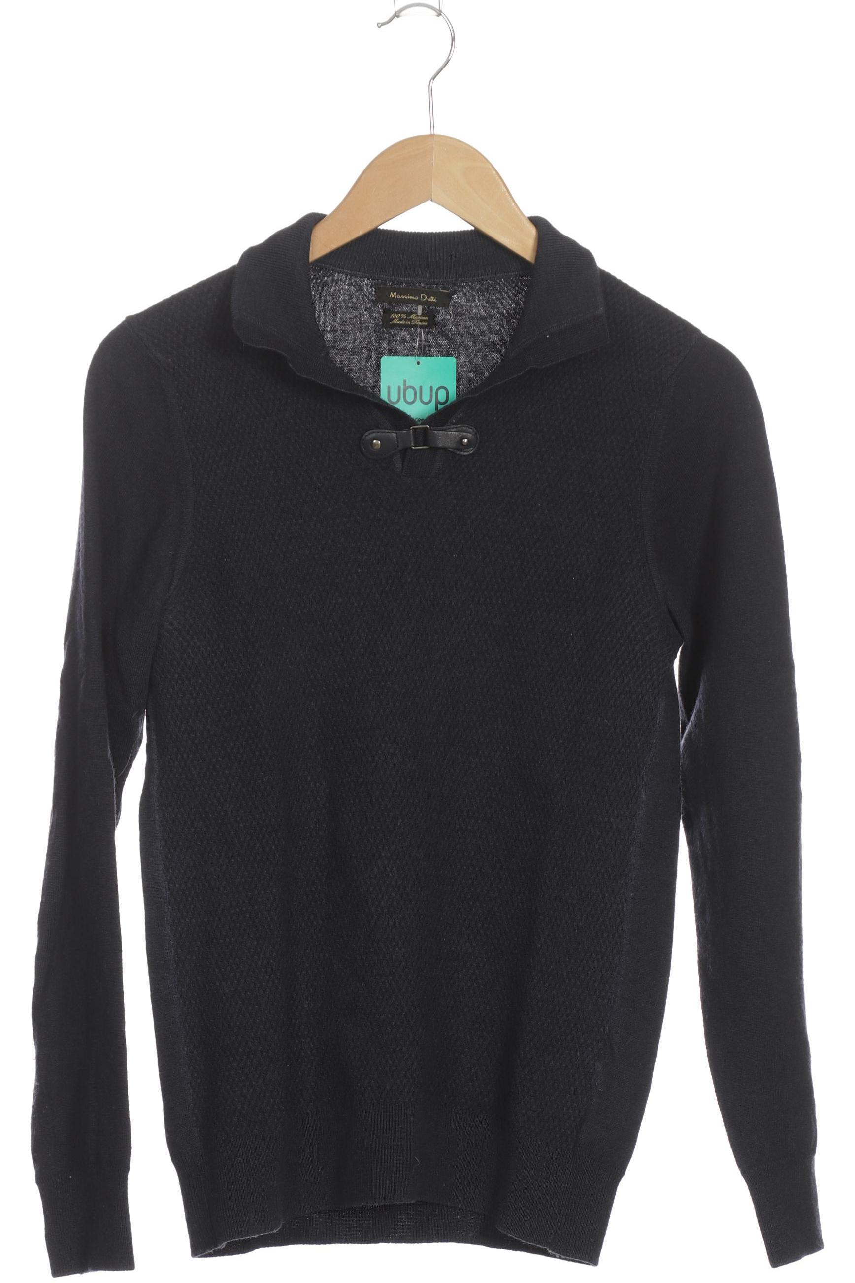 

Massimo Dutti Damen Pullover, blau, Gr.