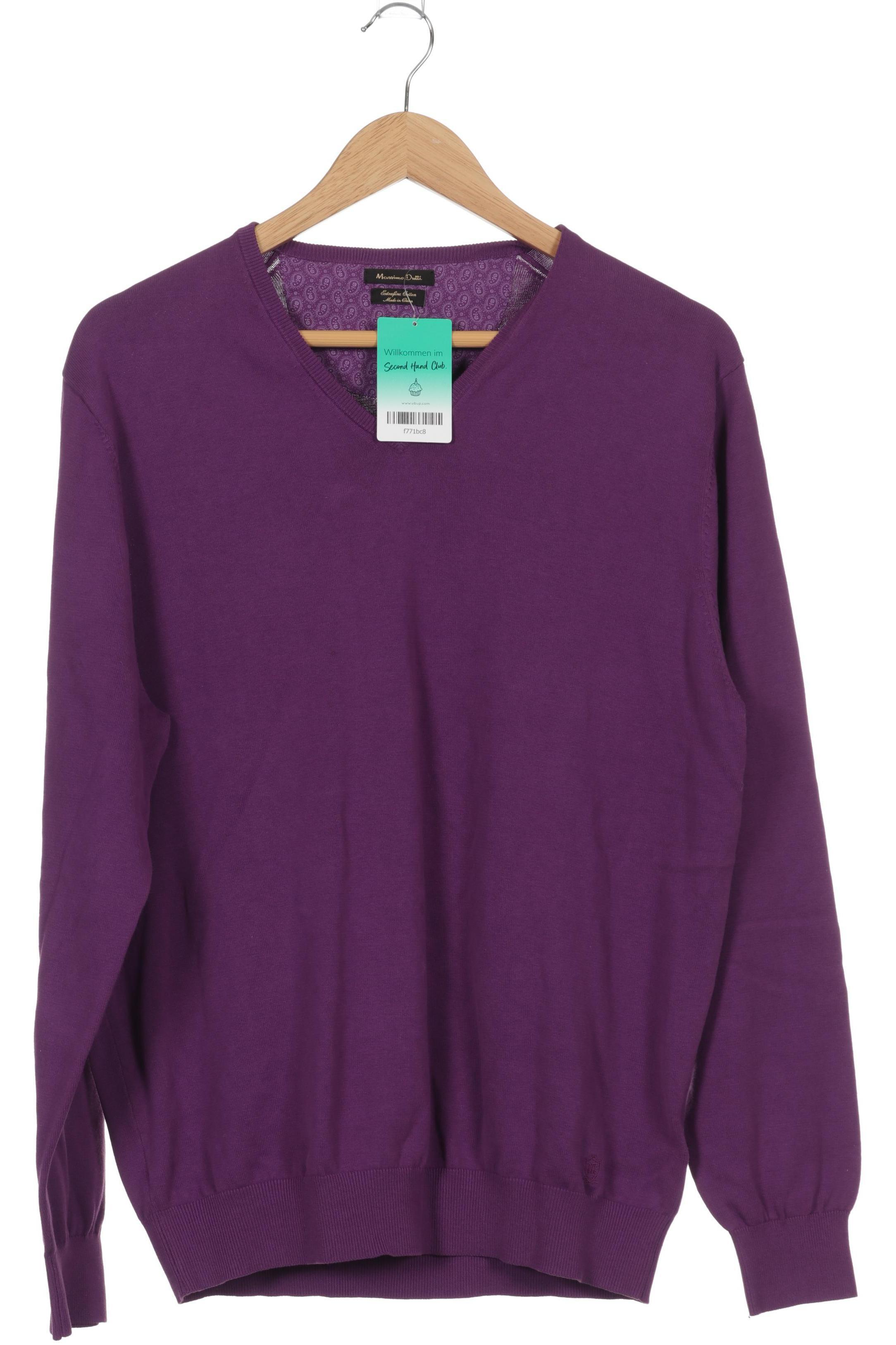 Thumbnail - Massimo Dutti Herren Pullover, lila, Gr.