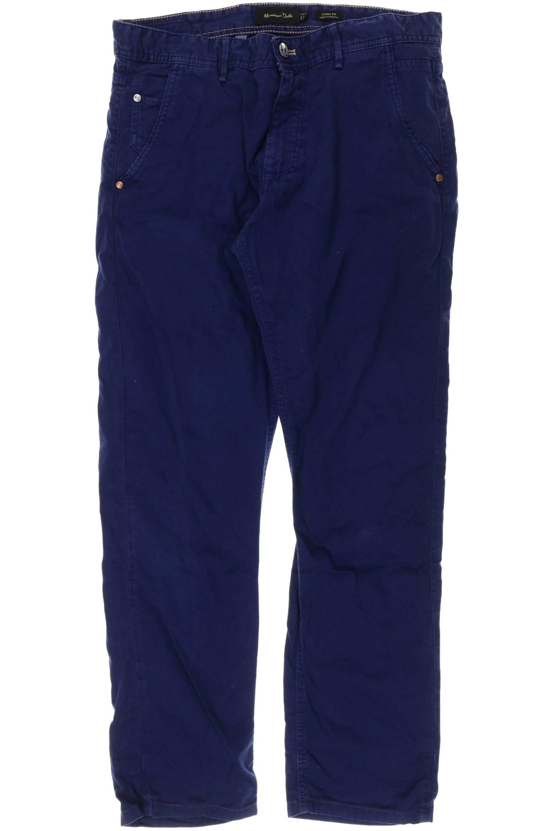 

Massimo Dutti Herren Stoffhose, blau, Gr. 31