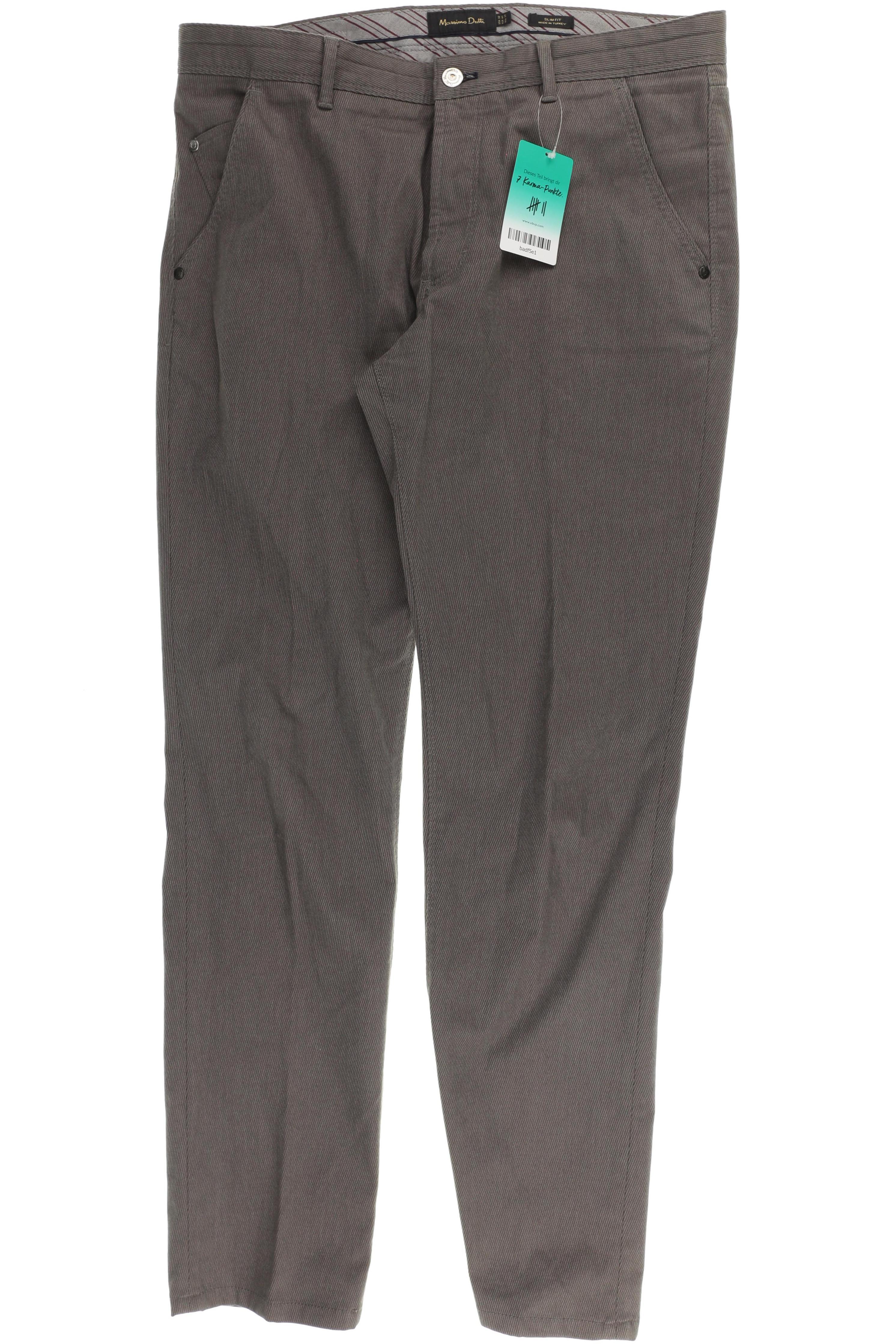 

Massimo Dutti Herren Stoffhose, braun, Gr. 32