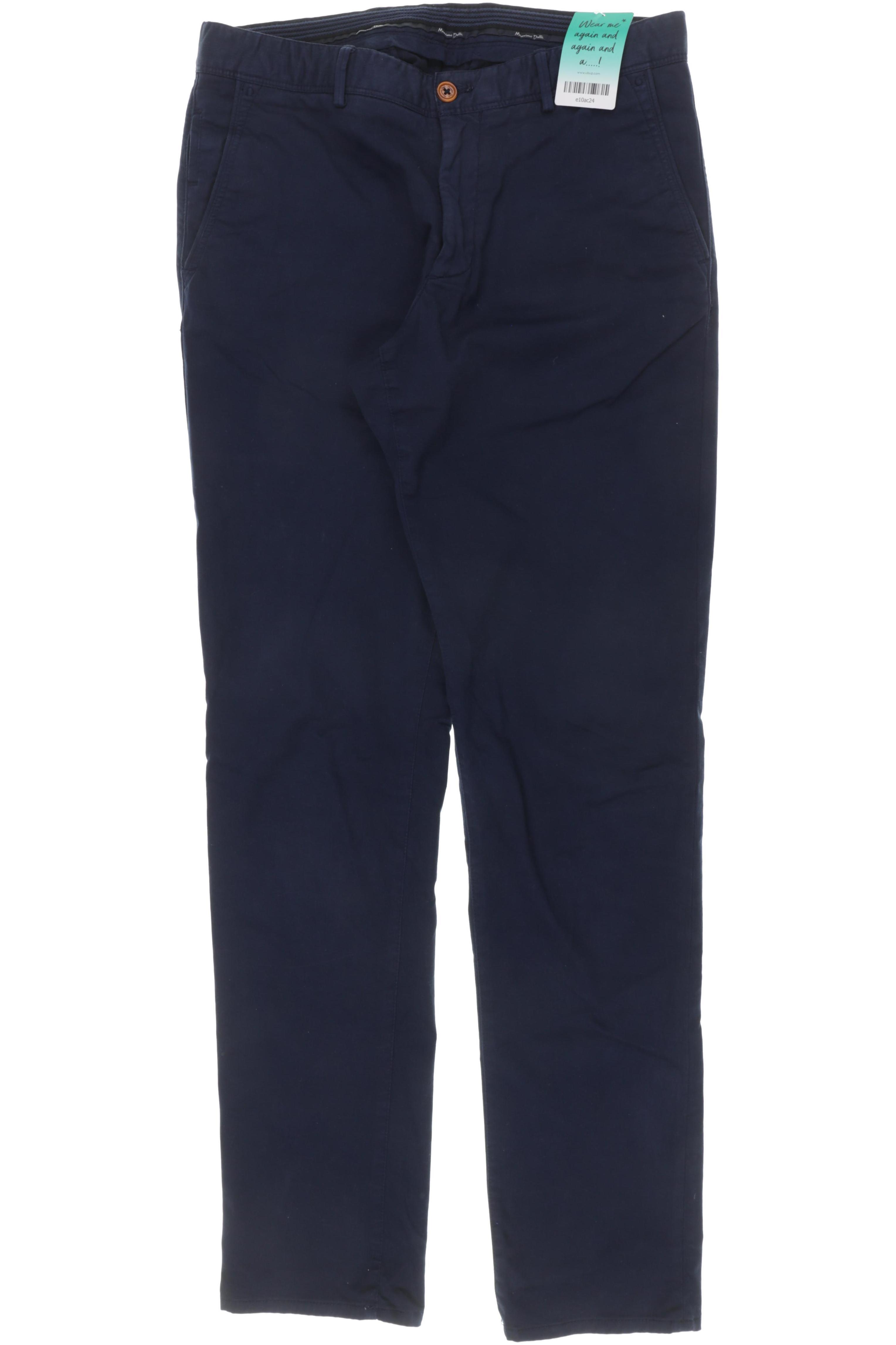 Thumbnail - Massimo Dutti Herren Stoffhose, blau, Gr. 31