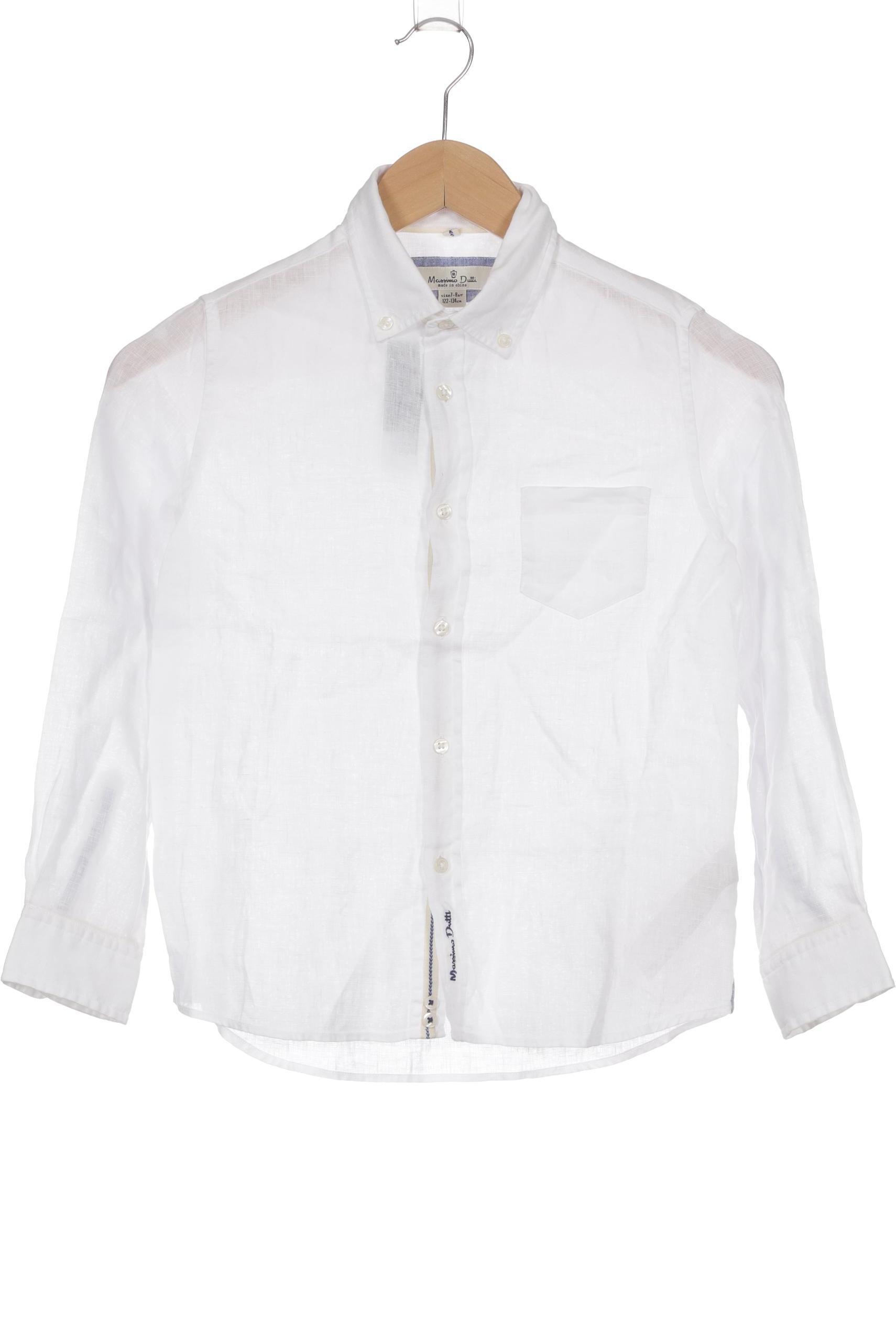 

Massimo Dutti Mädchen Bluse, weiß, Gr. 122
